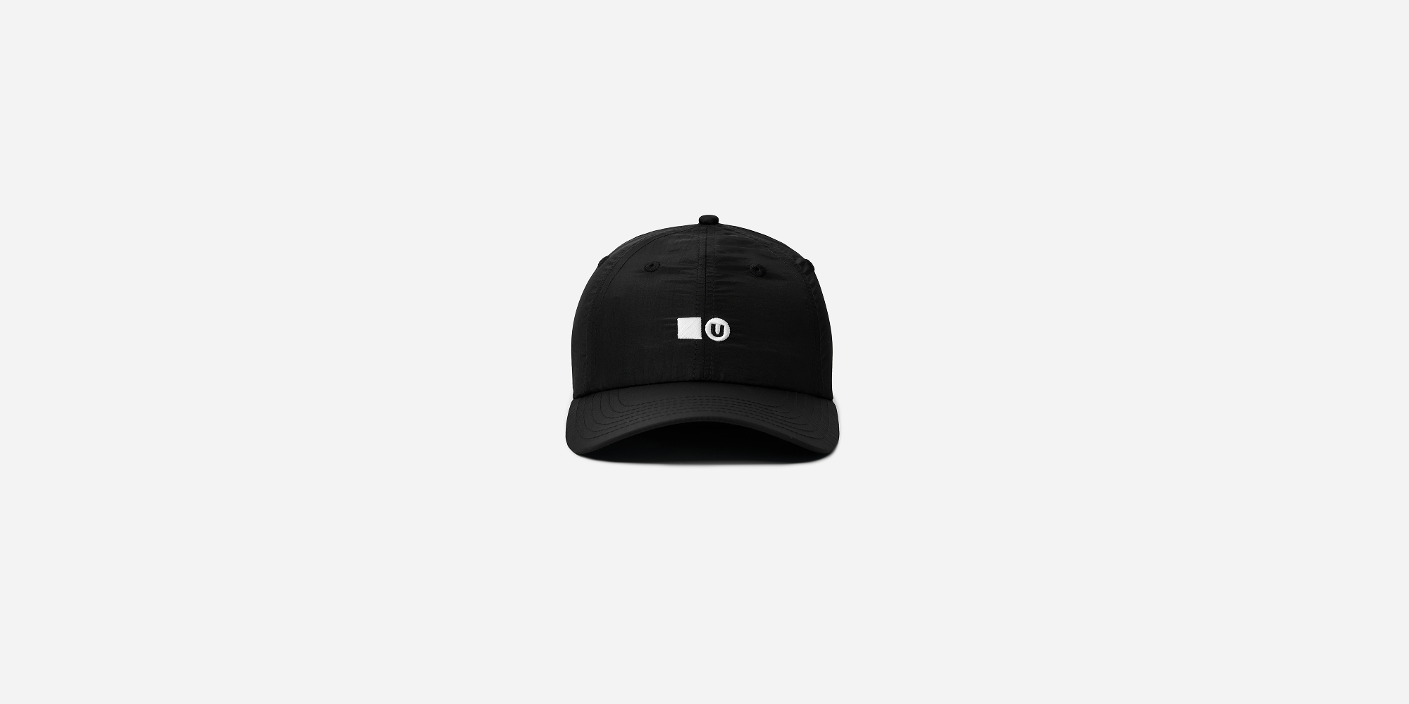 The Unsponsored Project Nylon Dad Hat, Black