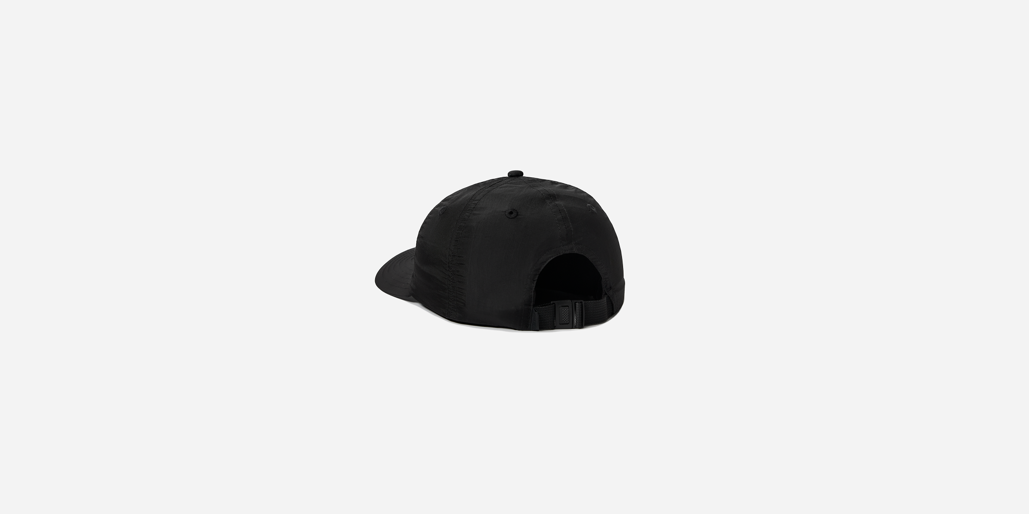 The Unsponsored Project Nylon Dad Hat, Black