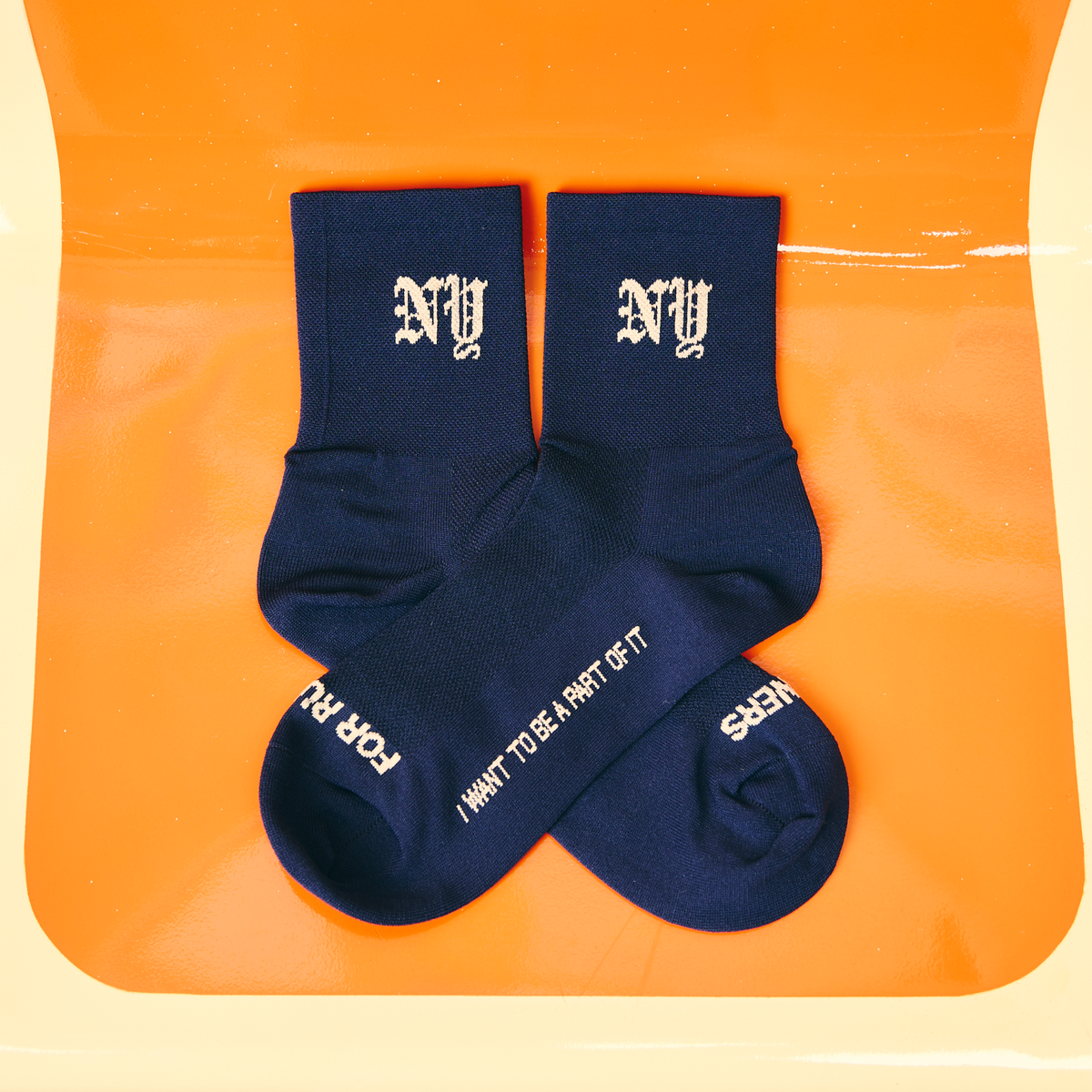 Lite Run™ Quarter Sock Capsule - NY Navy with White - 2 Pack