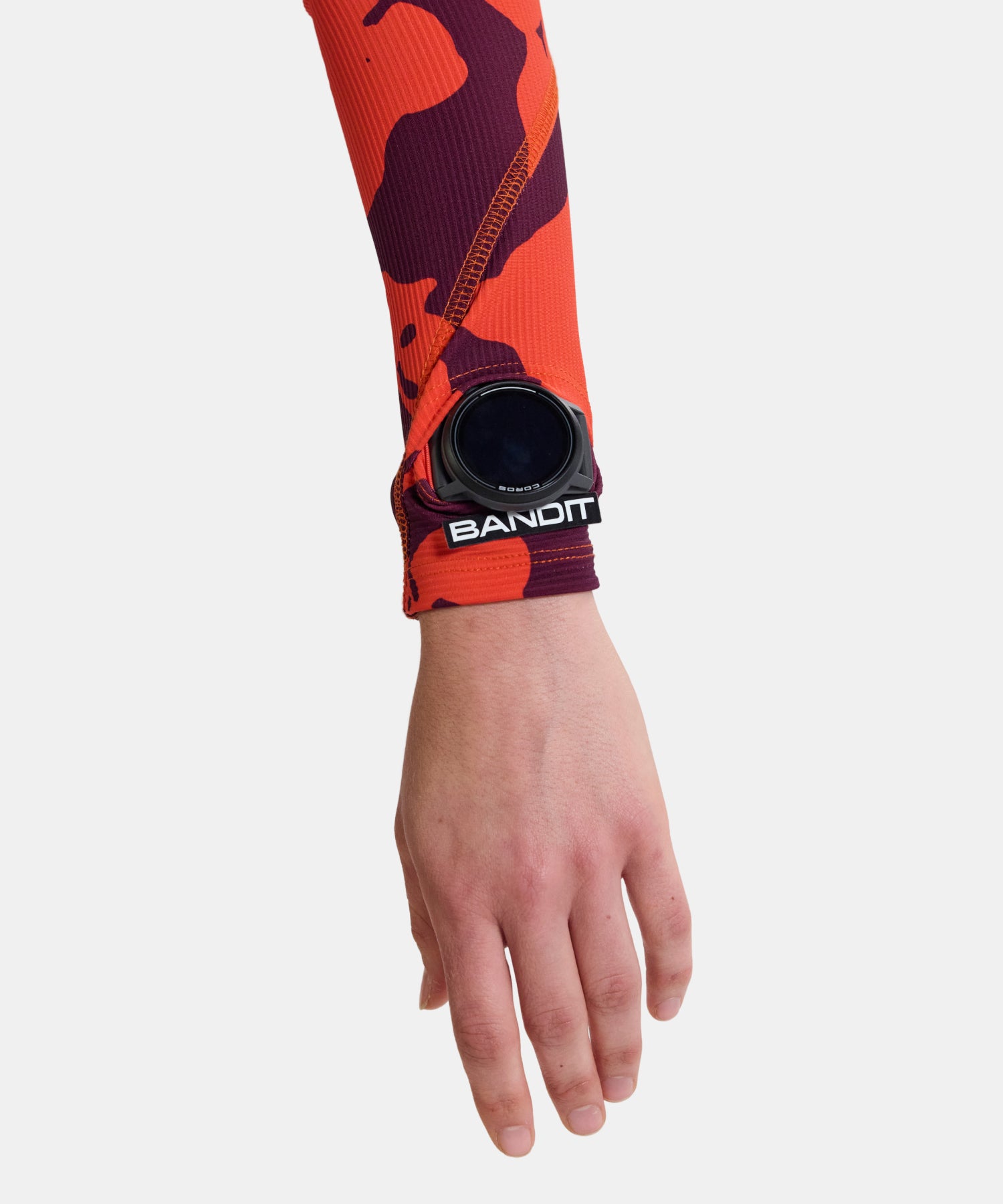 Cadence™ Compression Sleeves - Fleura, Fig / Intense Red