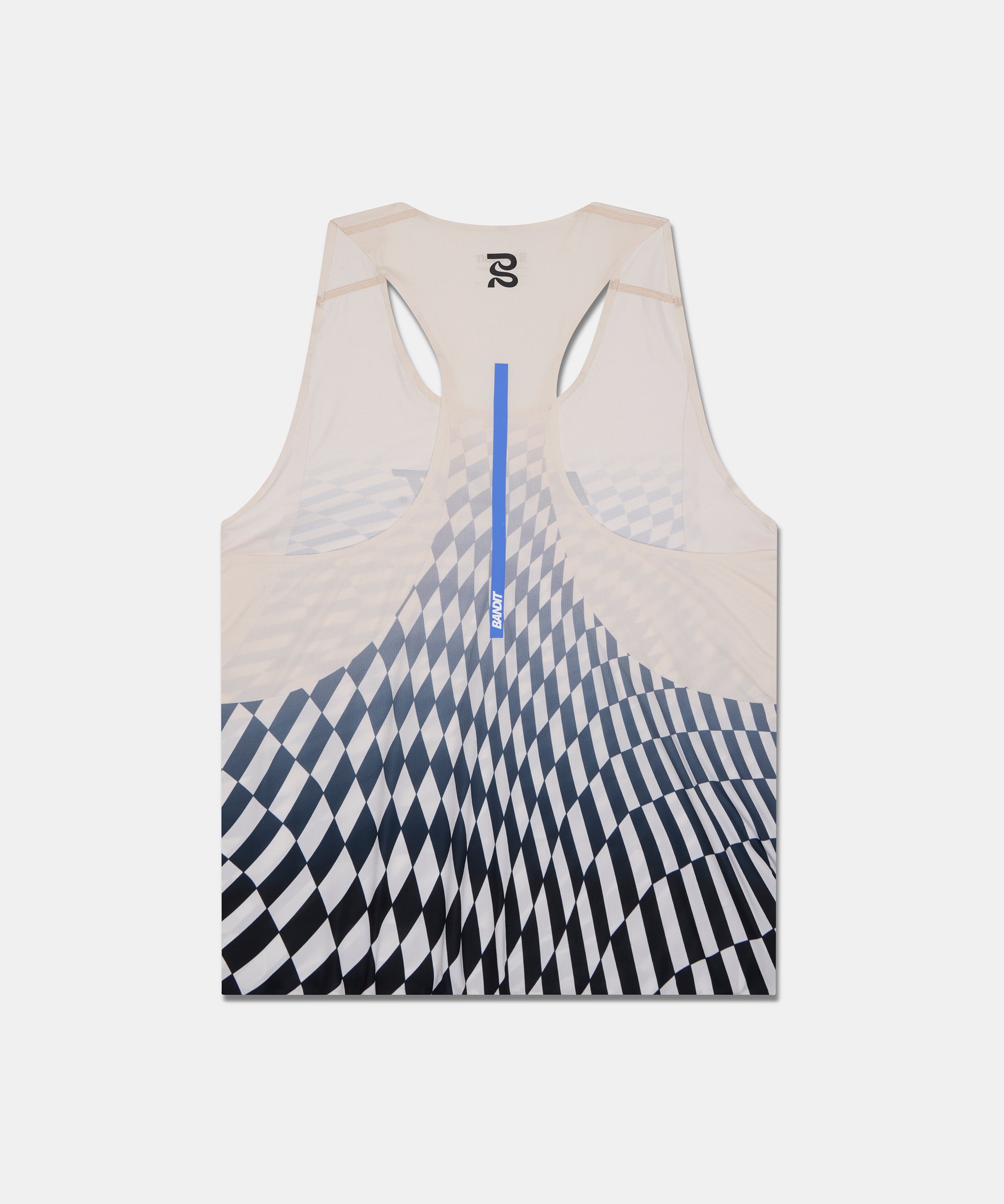 Drift™ Mosaic Racing Singlet - Black with Chalk