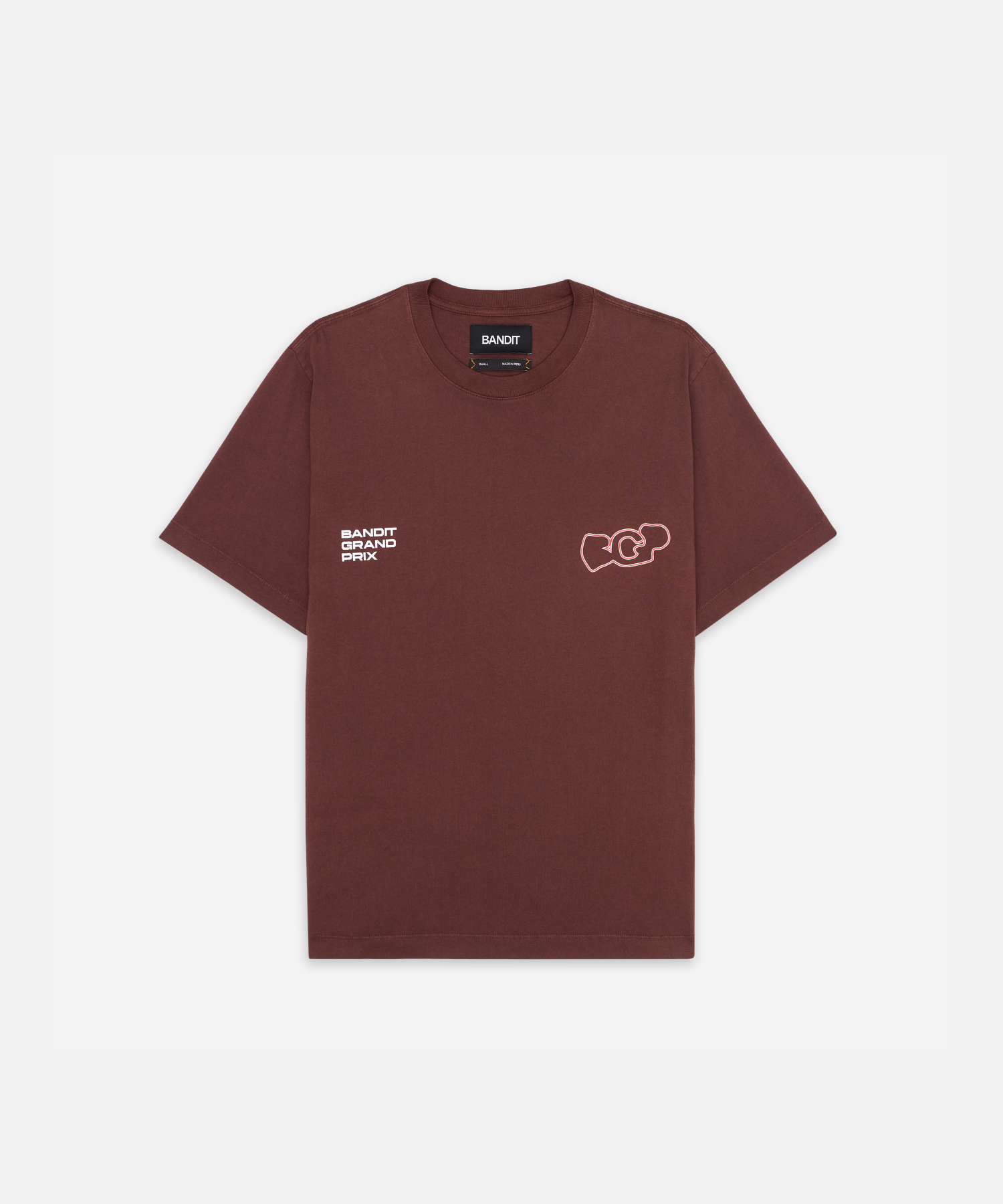 Bandit Grand Prix Cotton Tee - Chocolate