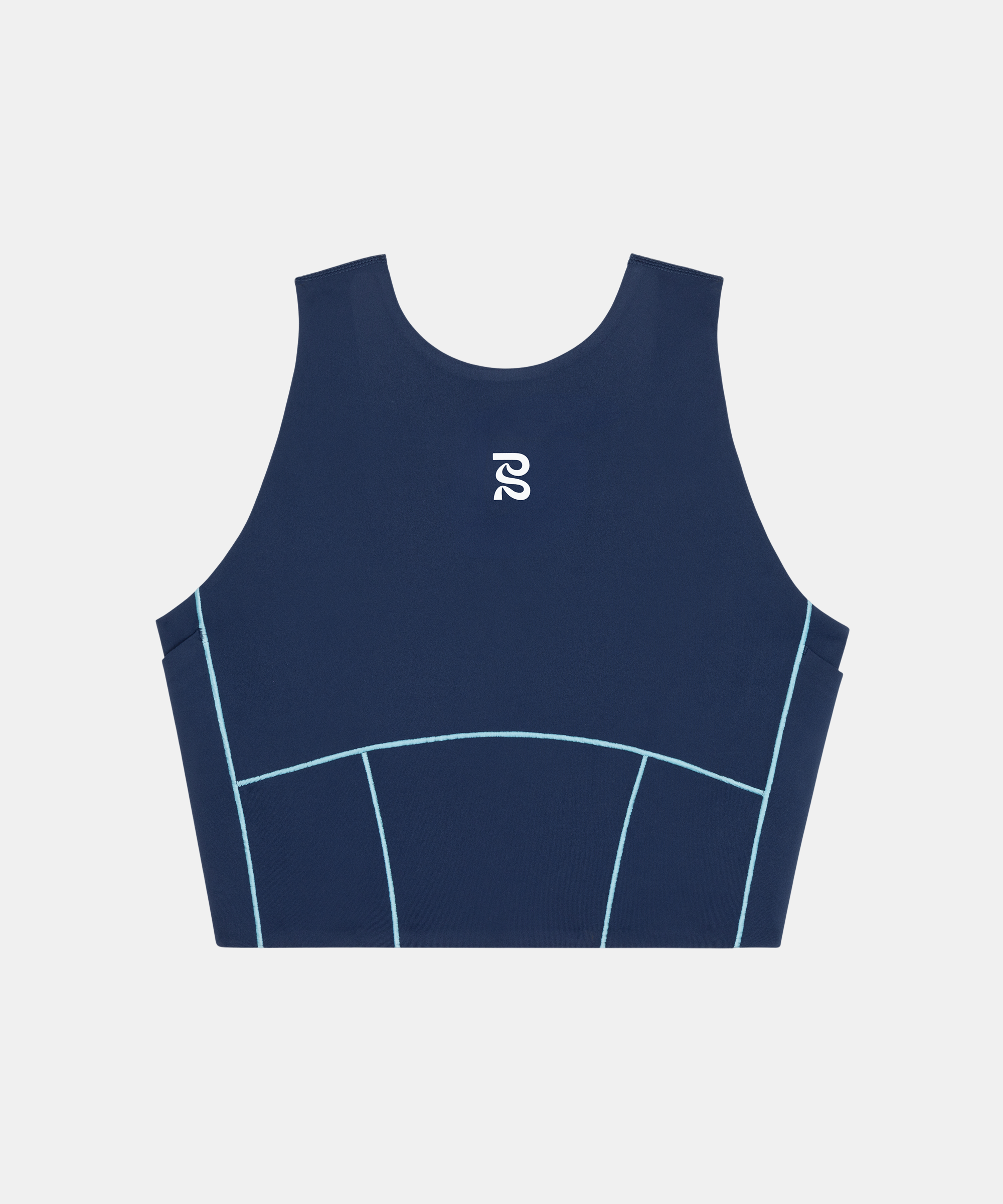 Stamina™ Pop Stitch Volta™ Crop - NY Navy / Vintage Blue
