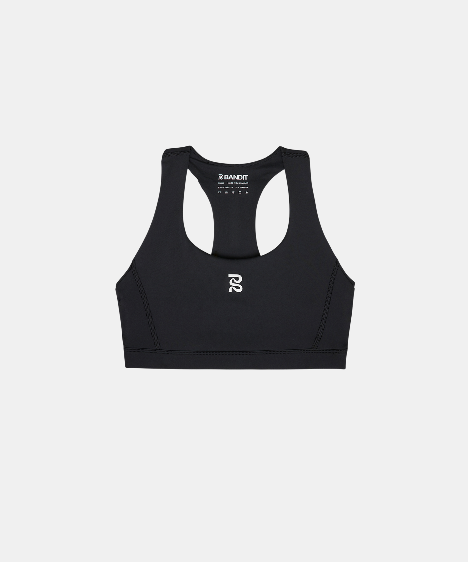 Stamina™ Scoop Neck Run Bra - Black