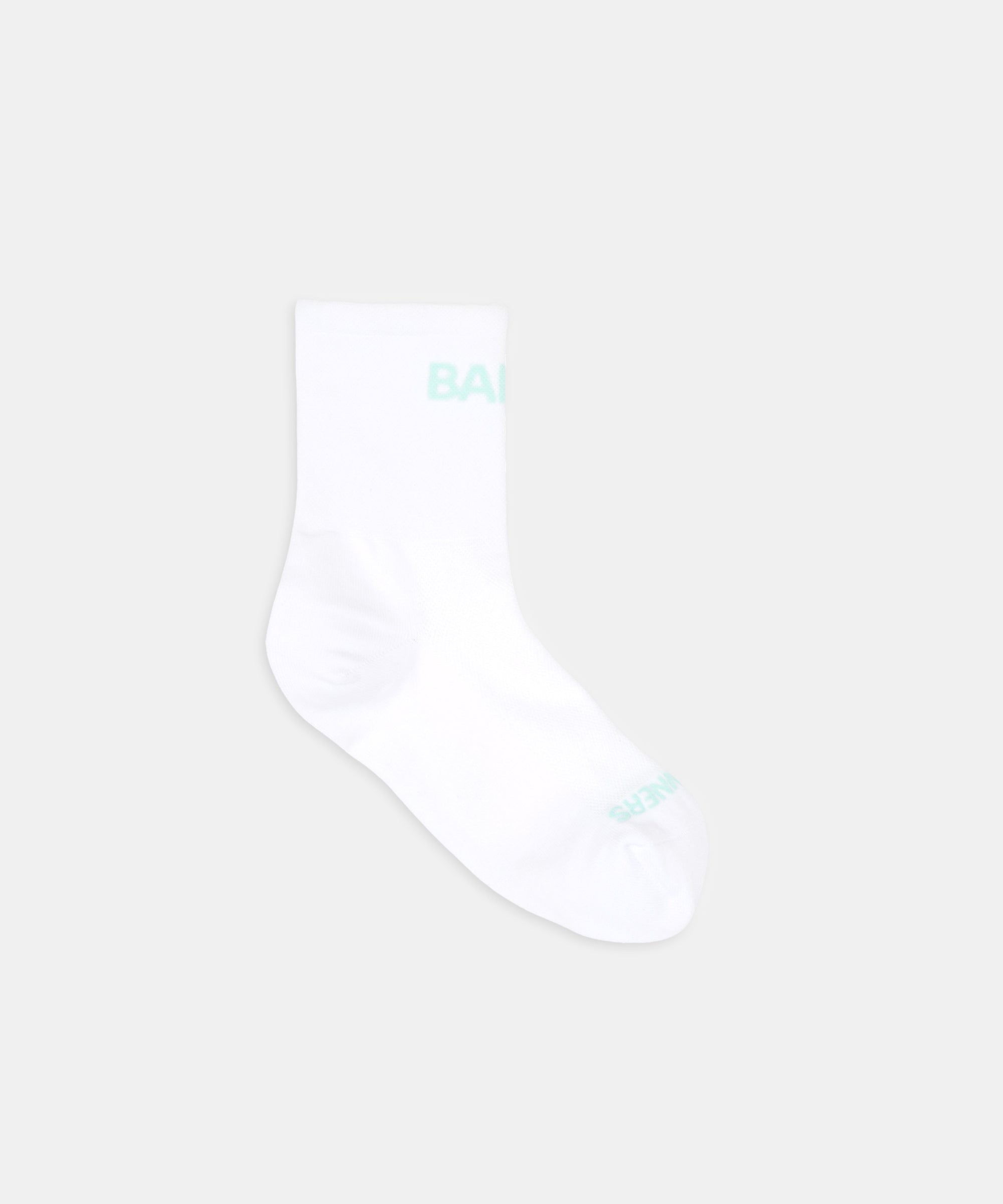 Lite Run™ Socks - White with Minty Blue (2 Pack)