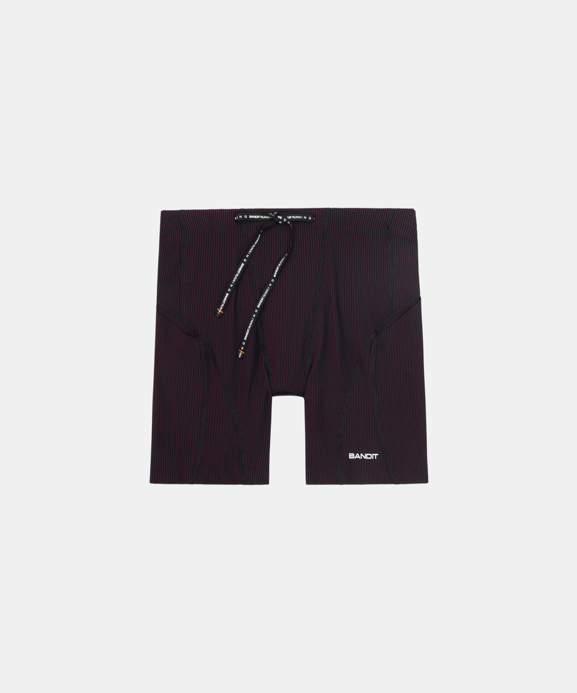 Striped Cadence™ 7 Pocket Quarter Tights - Black / Fig