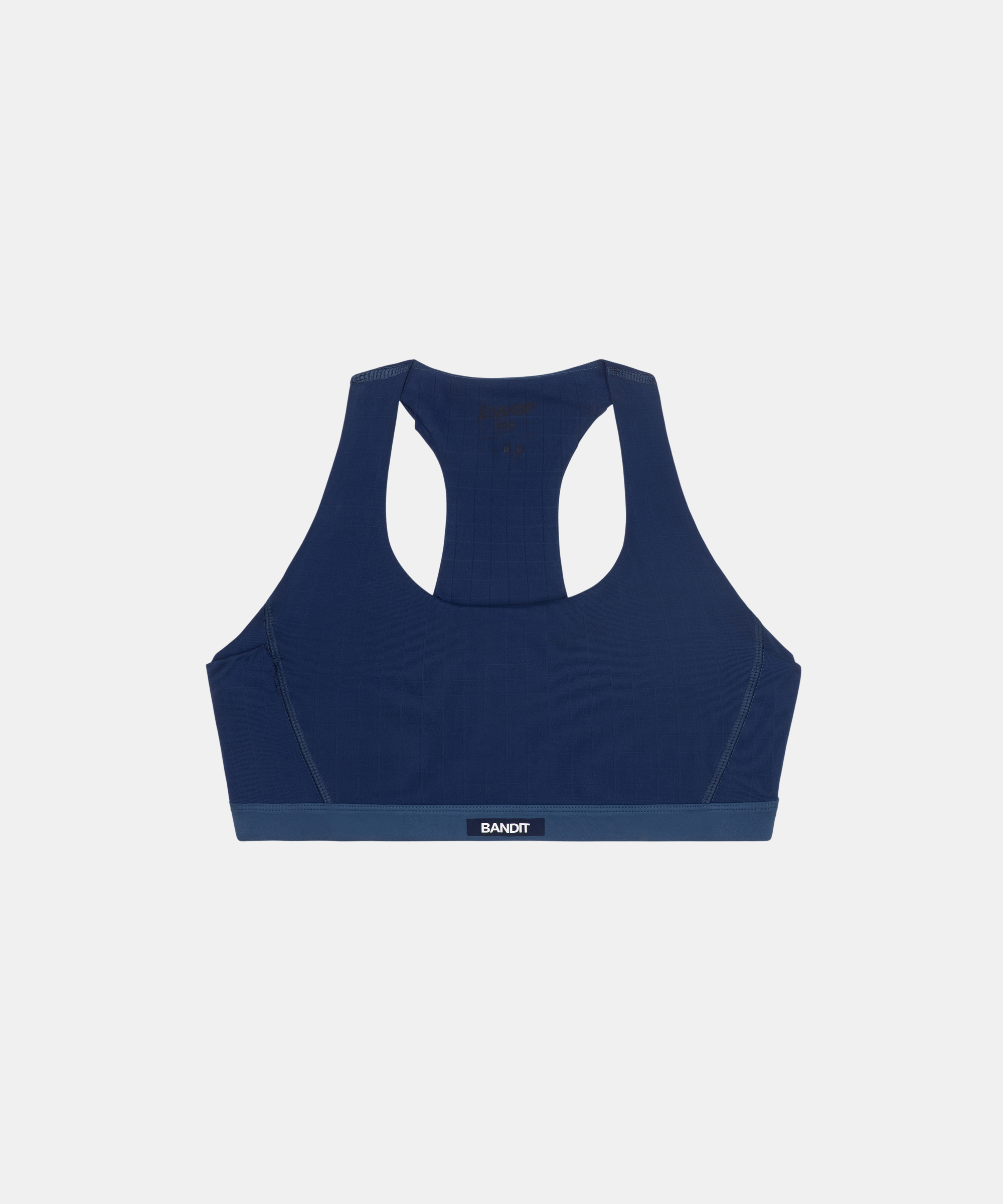 Gridlock™ Scoop Neck Run Bra - NY Navy
