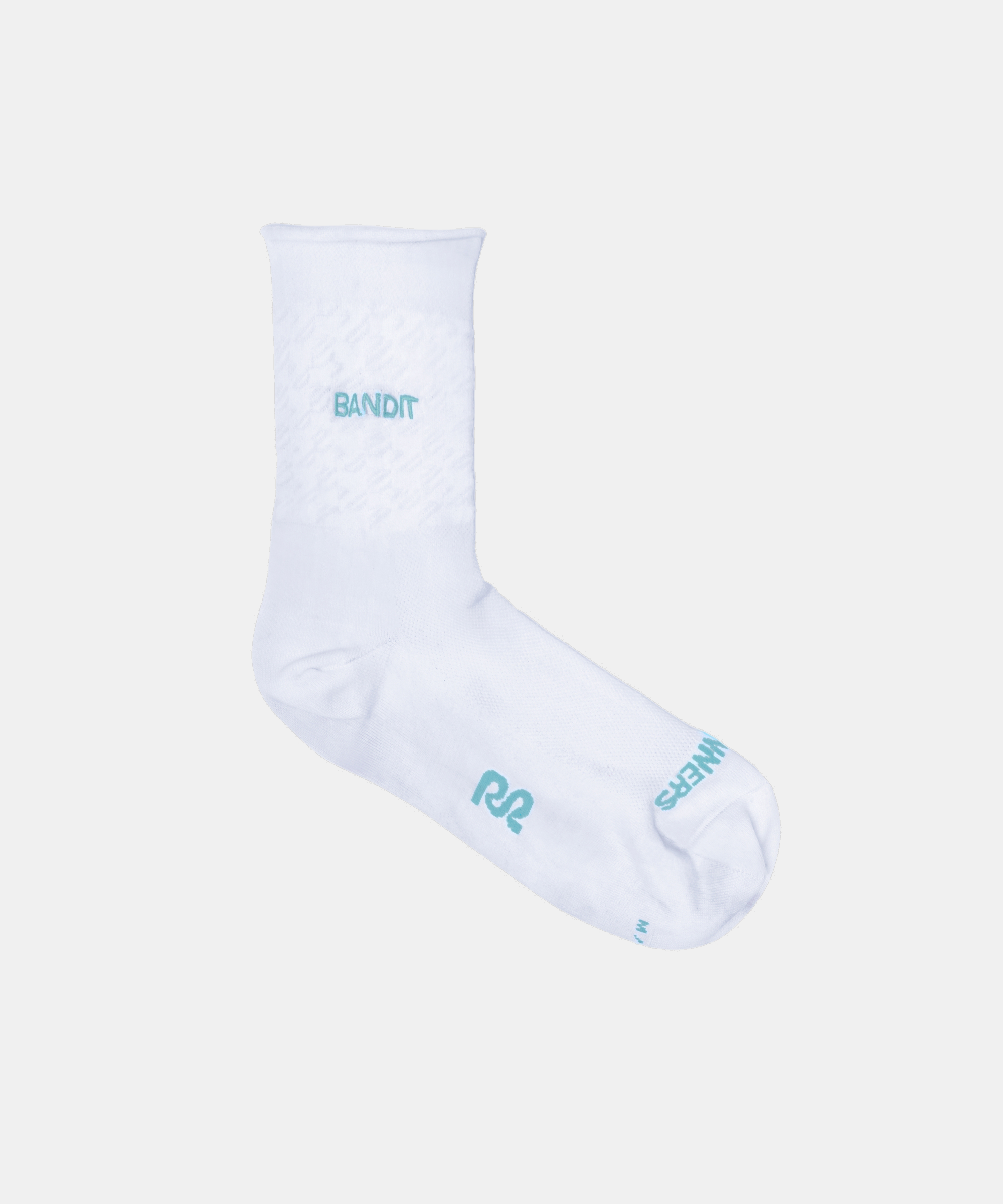 Grid Knit™ Run Socks - White / Vintage Blue (2 Pack)
