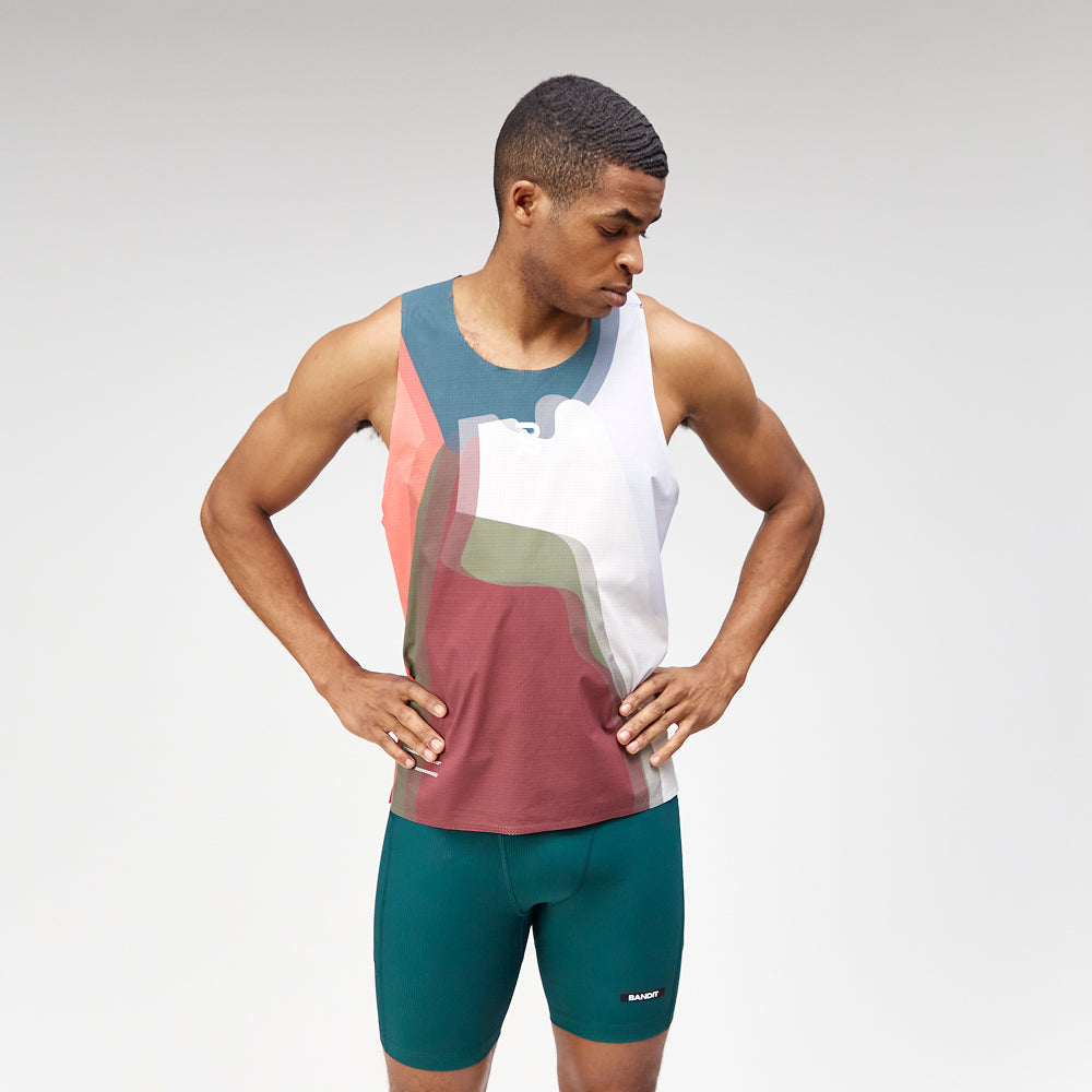 Vento™ Performance Singlet - Landscape Print