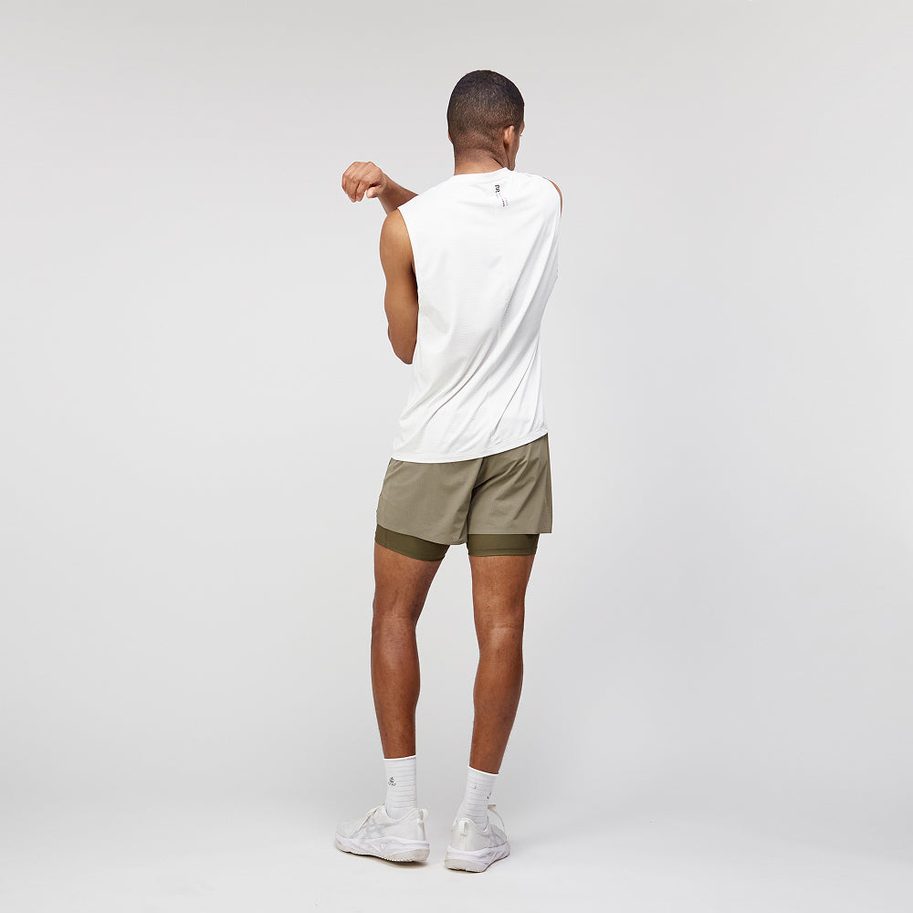 NanoMesh™ Men's Run Tank - White