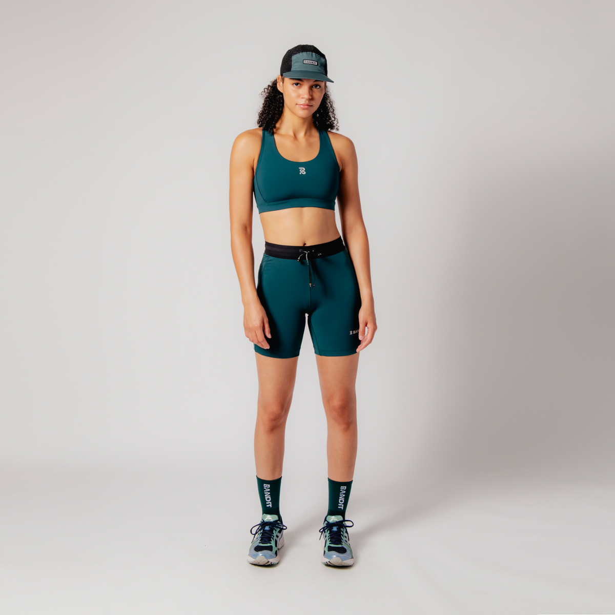 Stamina™ 7" Compression Short, Women's - Pine