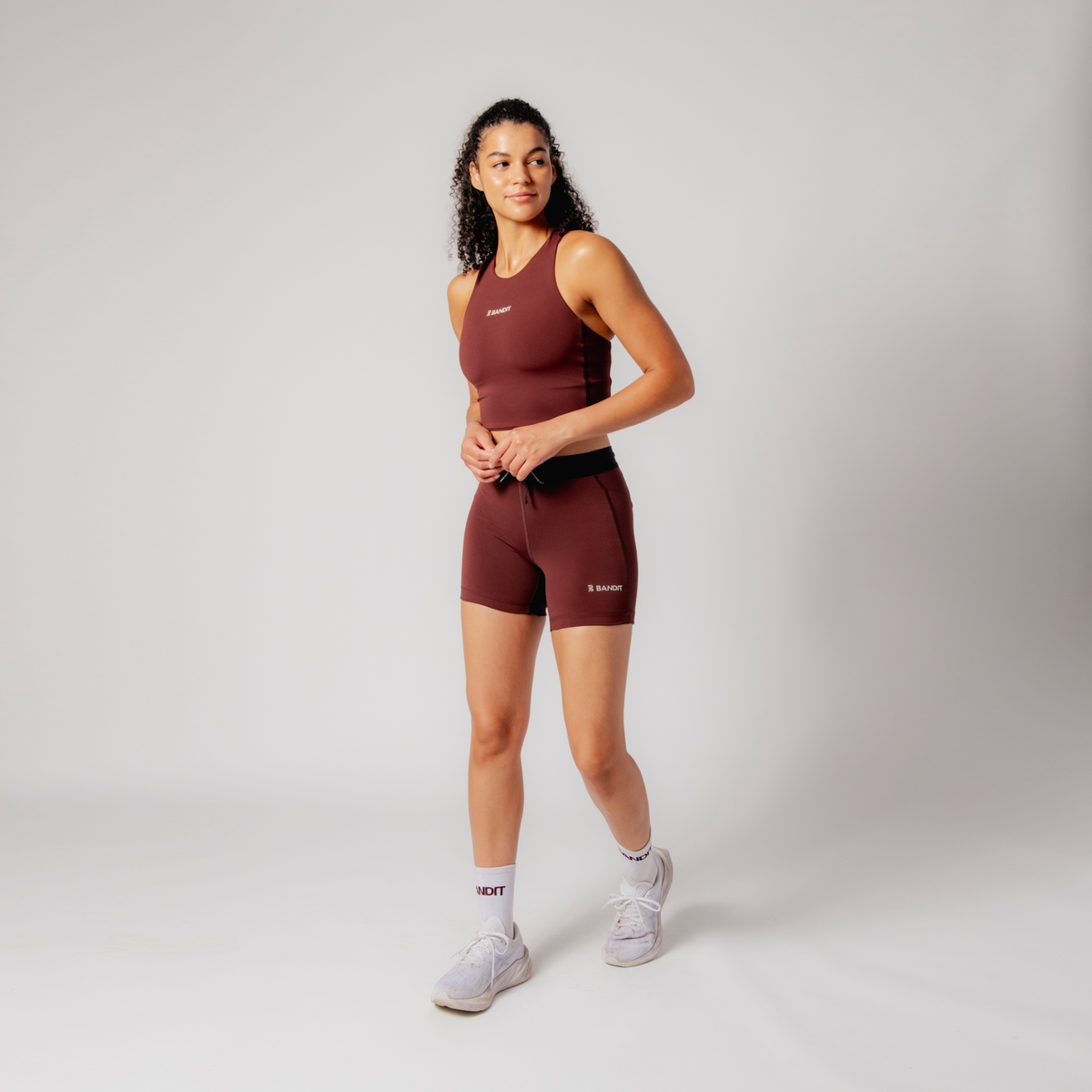 Stamina™ 5" Compression Short, Women's - Deep Cherry