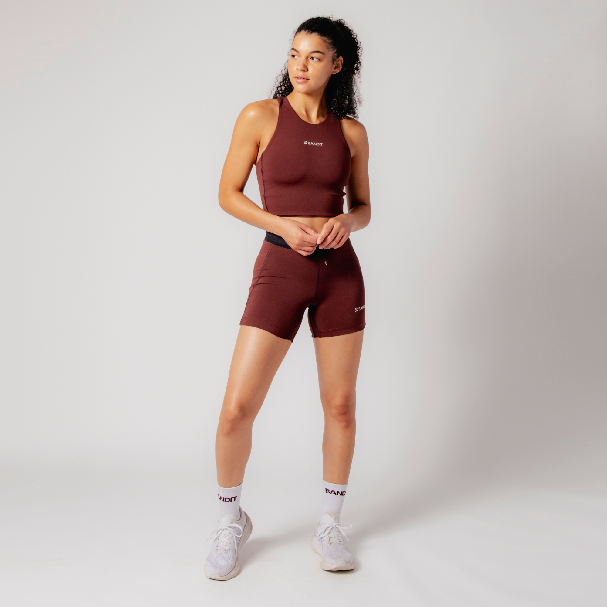 Stamina™ Race Crop - Deep Cherry