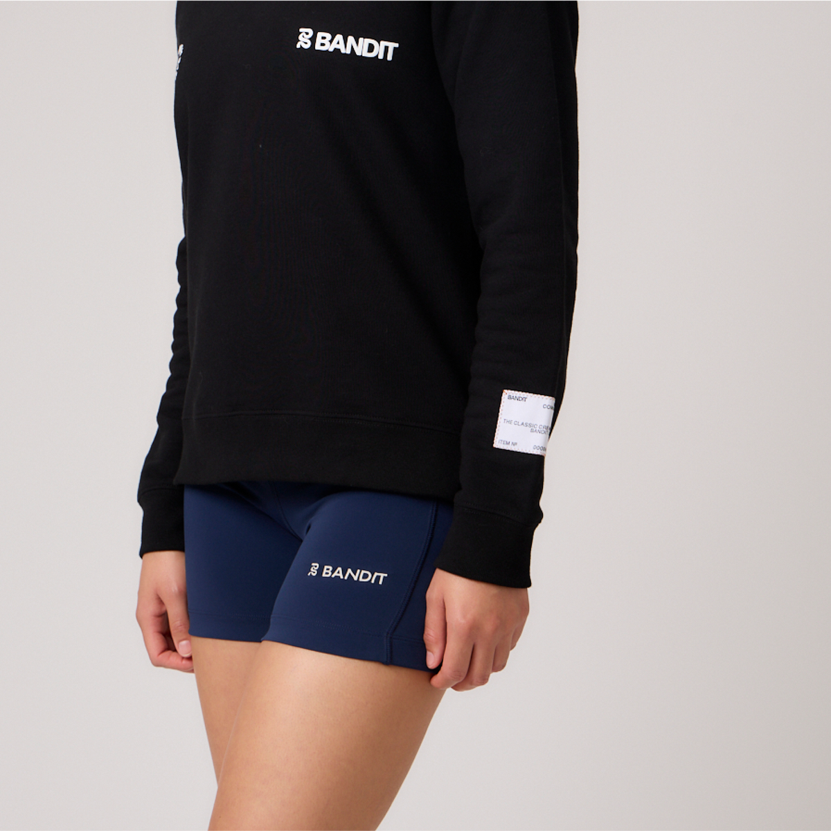 Cotton Fleece Community Crewneck - Unisex, Black