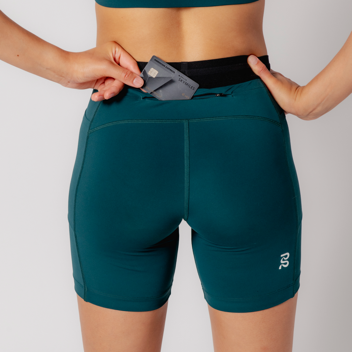 Stamina™ 7" Compression Short, Women's - Pine