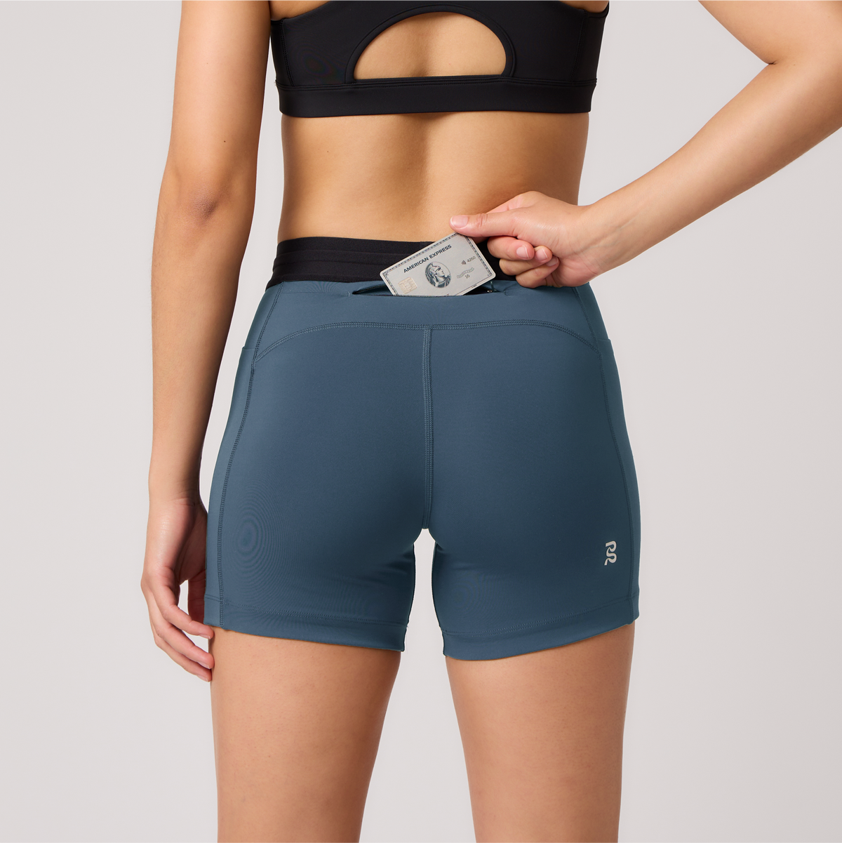 Stamina™ 5" Women's Compression Shorts - Storm Grey