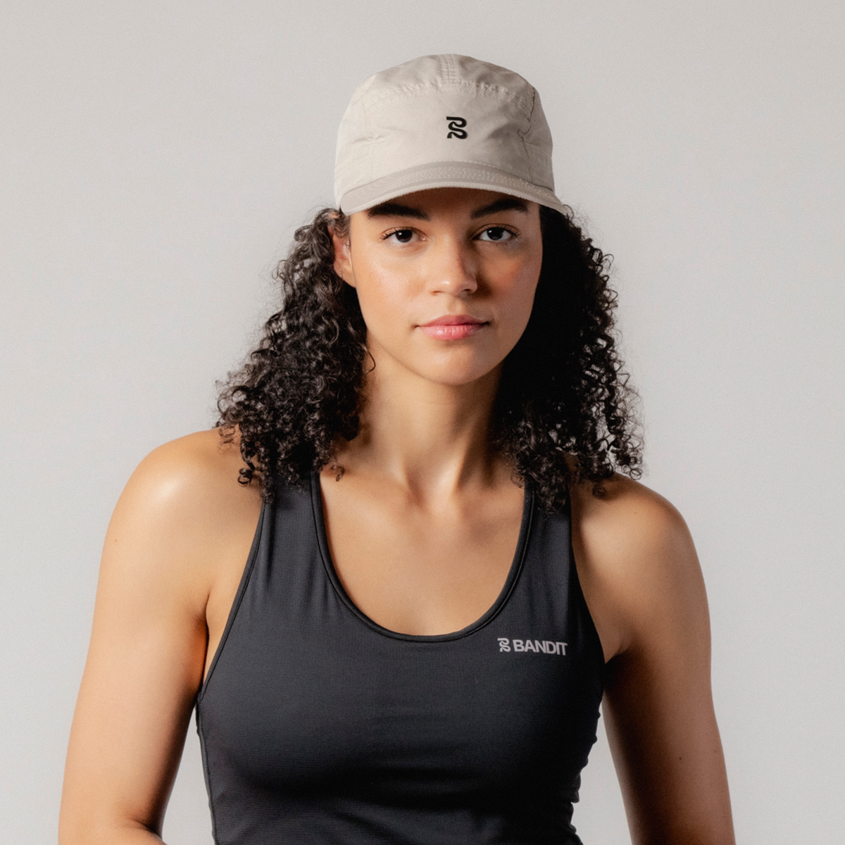 The Current Nylon Run Hat - Oatmeal