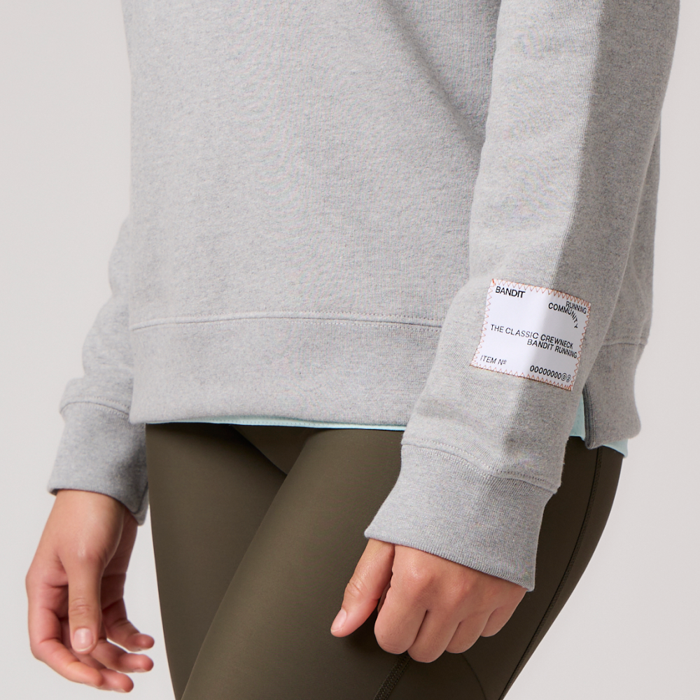 Cotton Fleece Community Crewneck - Unisex, Heather Grey