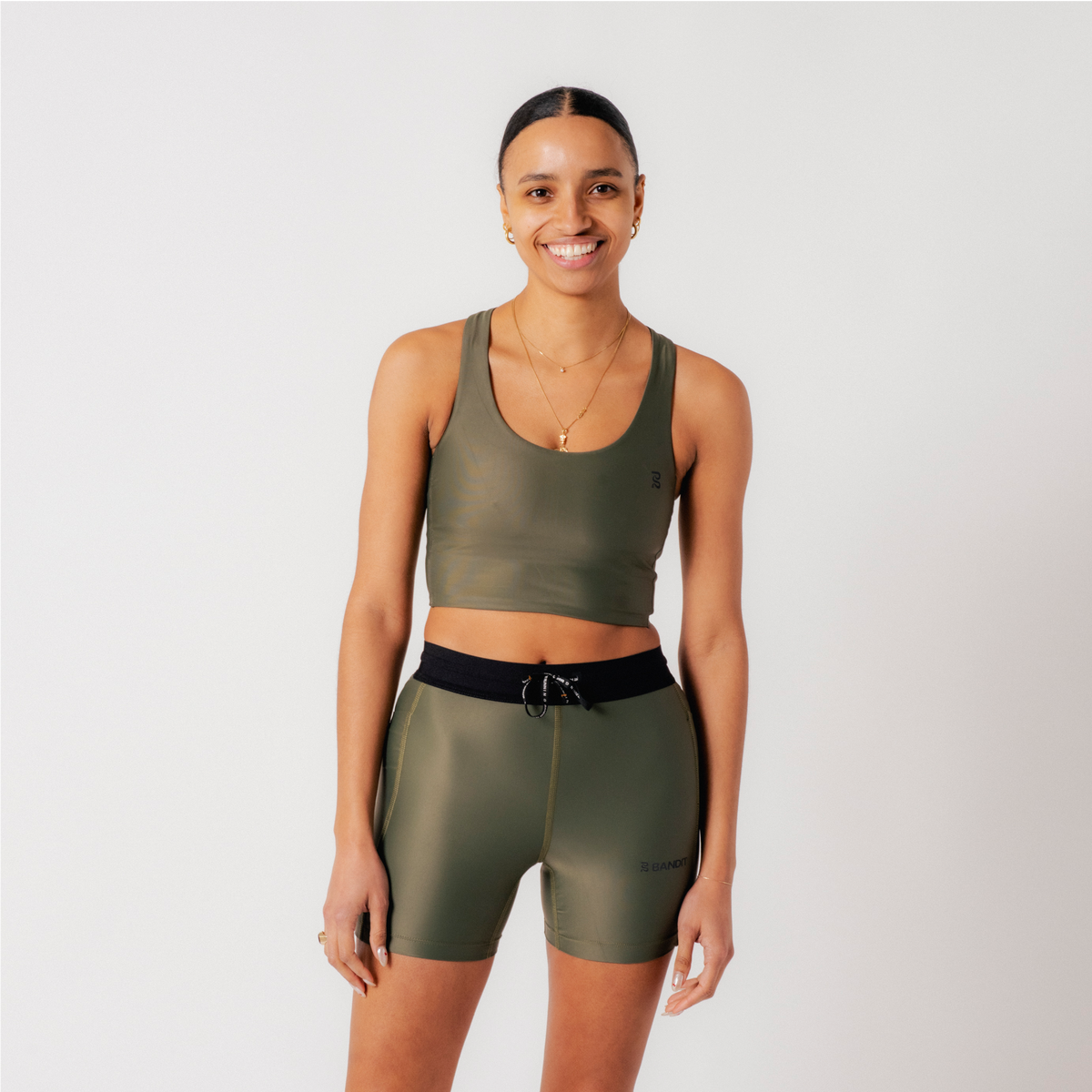 SuperBeam 5" Compression Short - Women's, Olive