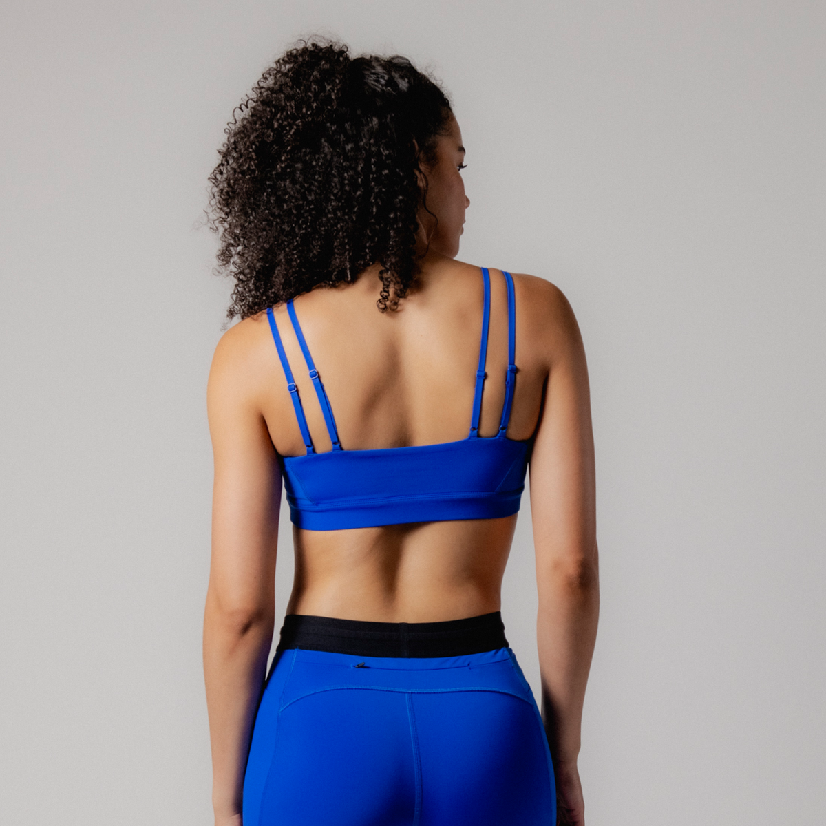 Stamina™ Strappy Sports Bra - Stadium Blue