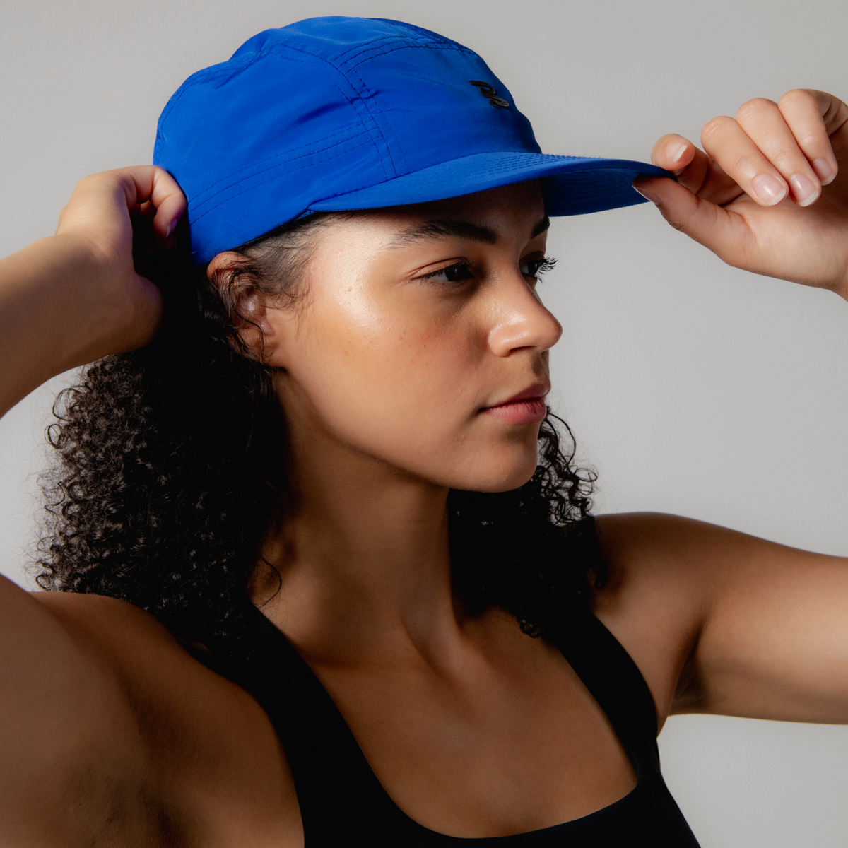 The Current Nylon Run Hat - Stadium Blue