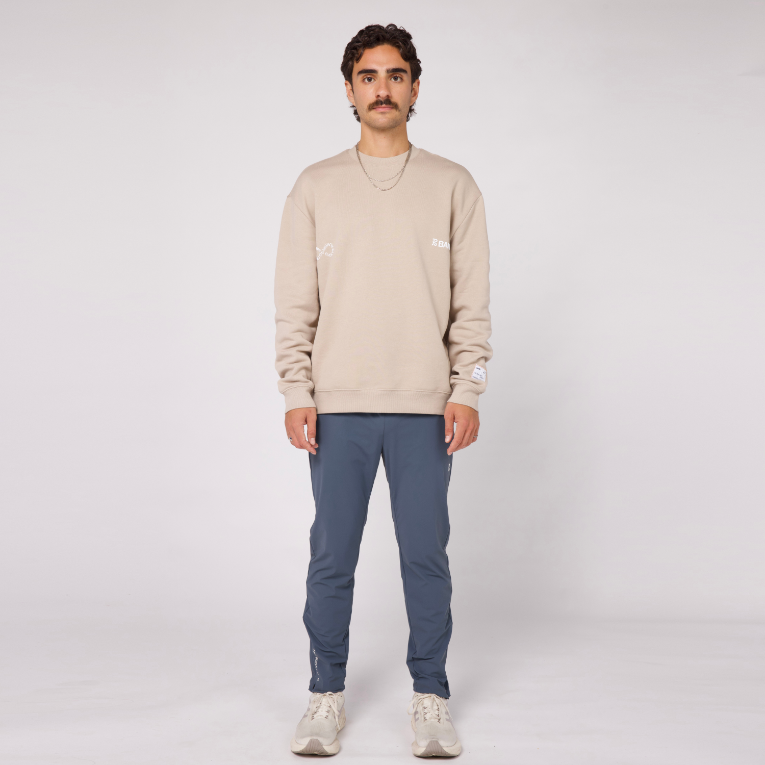 Cotton Fleece Community Crewneck - Unisex, Stone