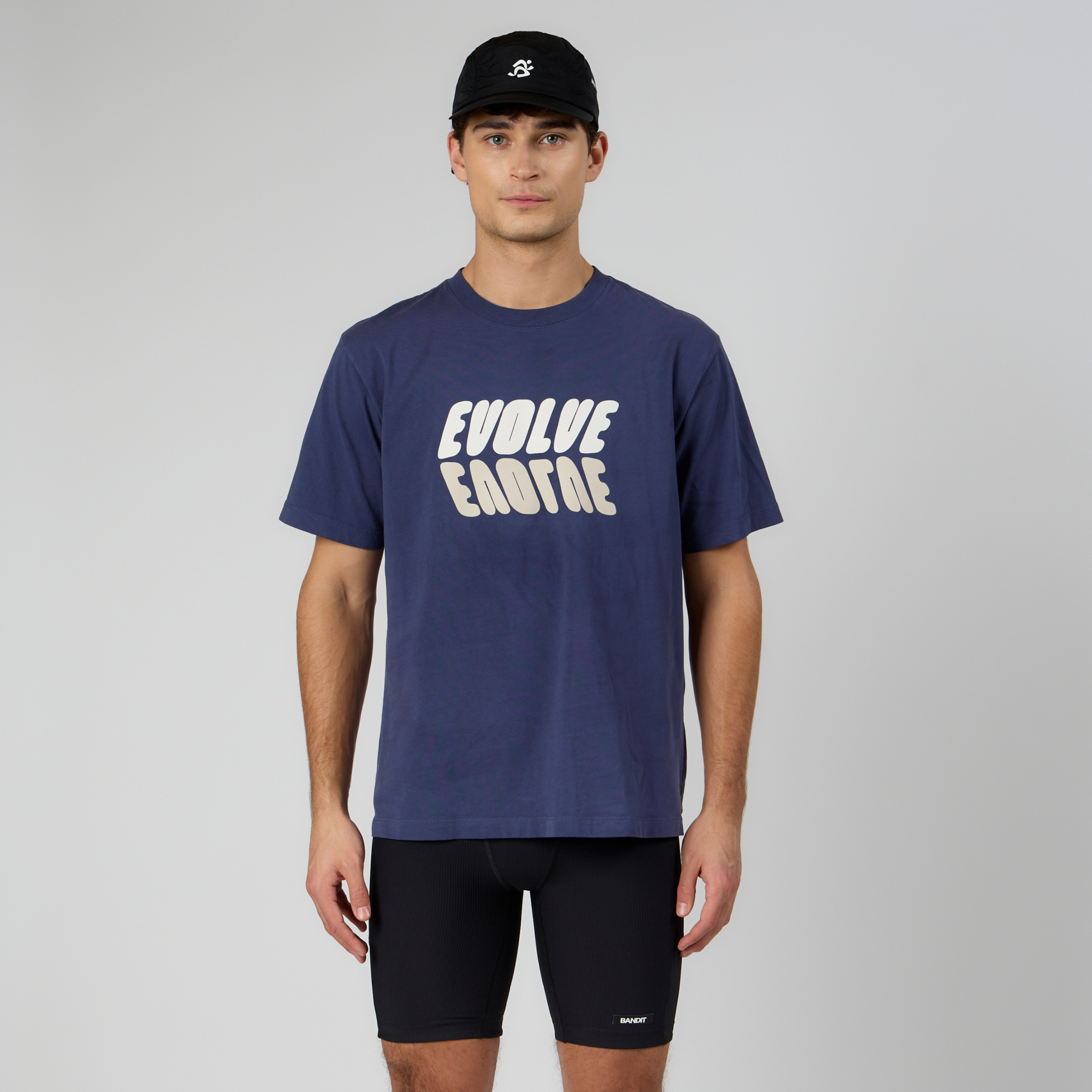 Japanese Nylon "Current Runners" Run Hat - Black