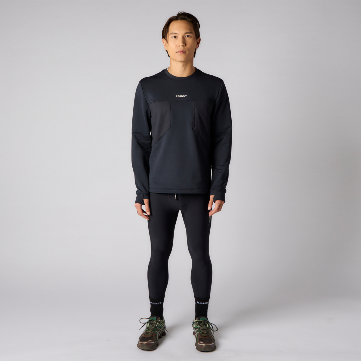 SoftSpeed™ Max Stash Pocket Crew - Unisex, Black