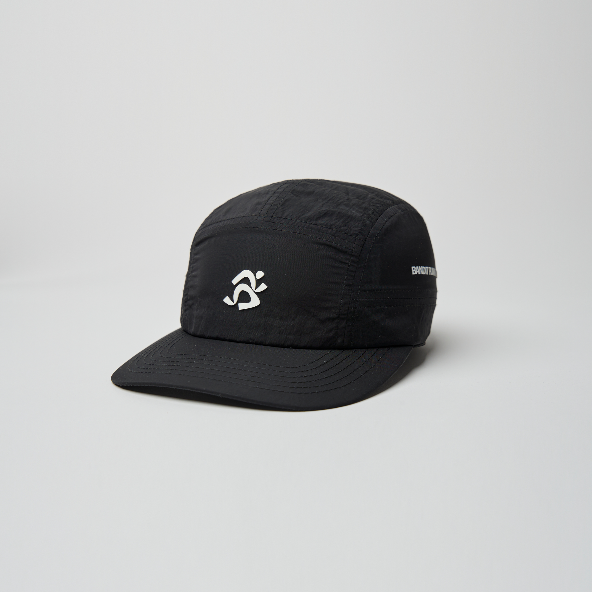 Japanese Nylon "Current Runners" Run Hat - Black