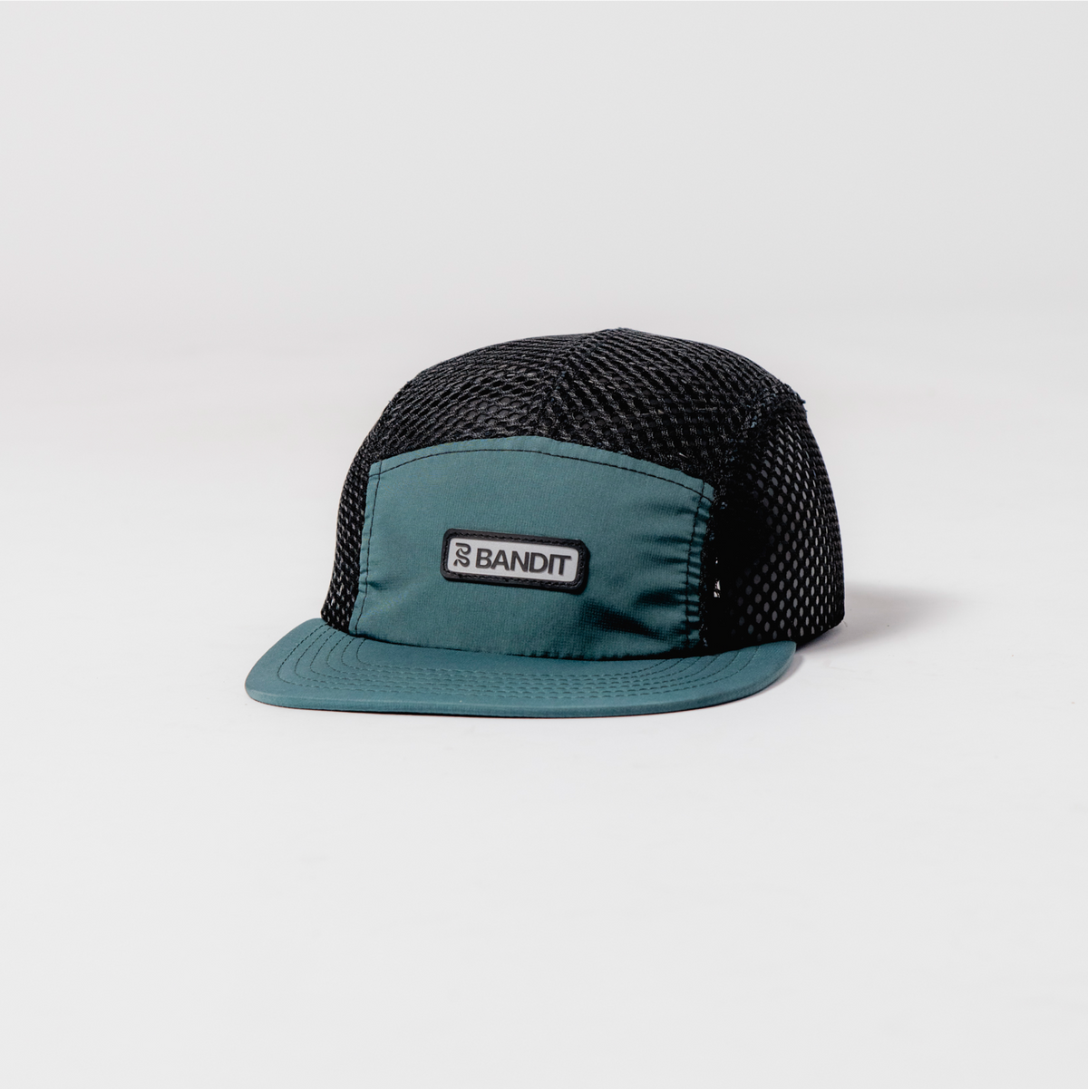 Mesh Run Hat With Reflective Patch - Pine