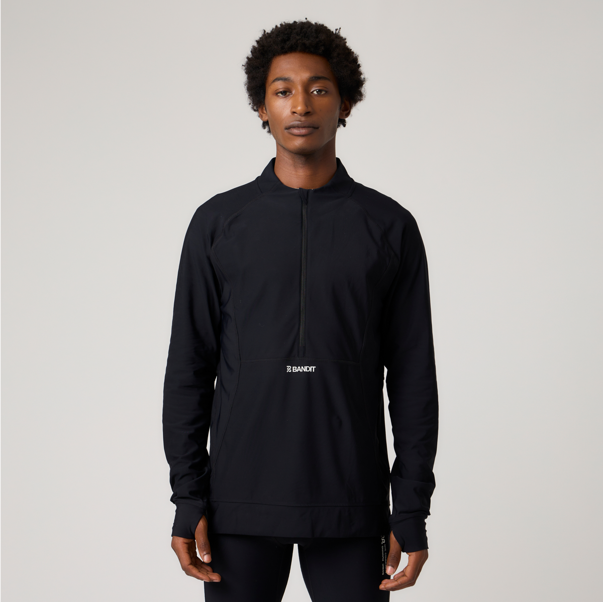 SoftSpeed™️ Cold Weather Quarter Zip - Men's, Black