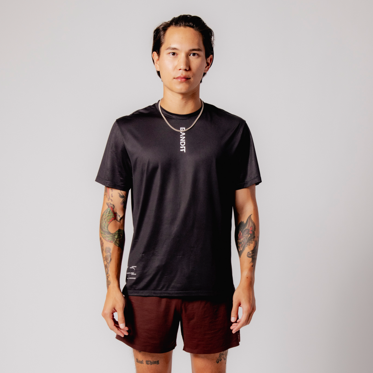 Drift™ Graphic Performance Tee "Warped Bandit"- Black