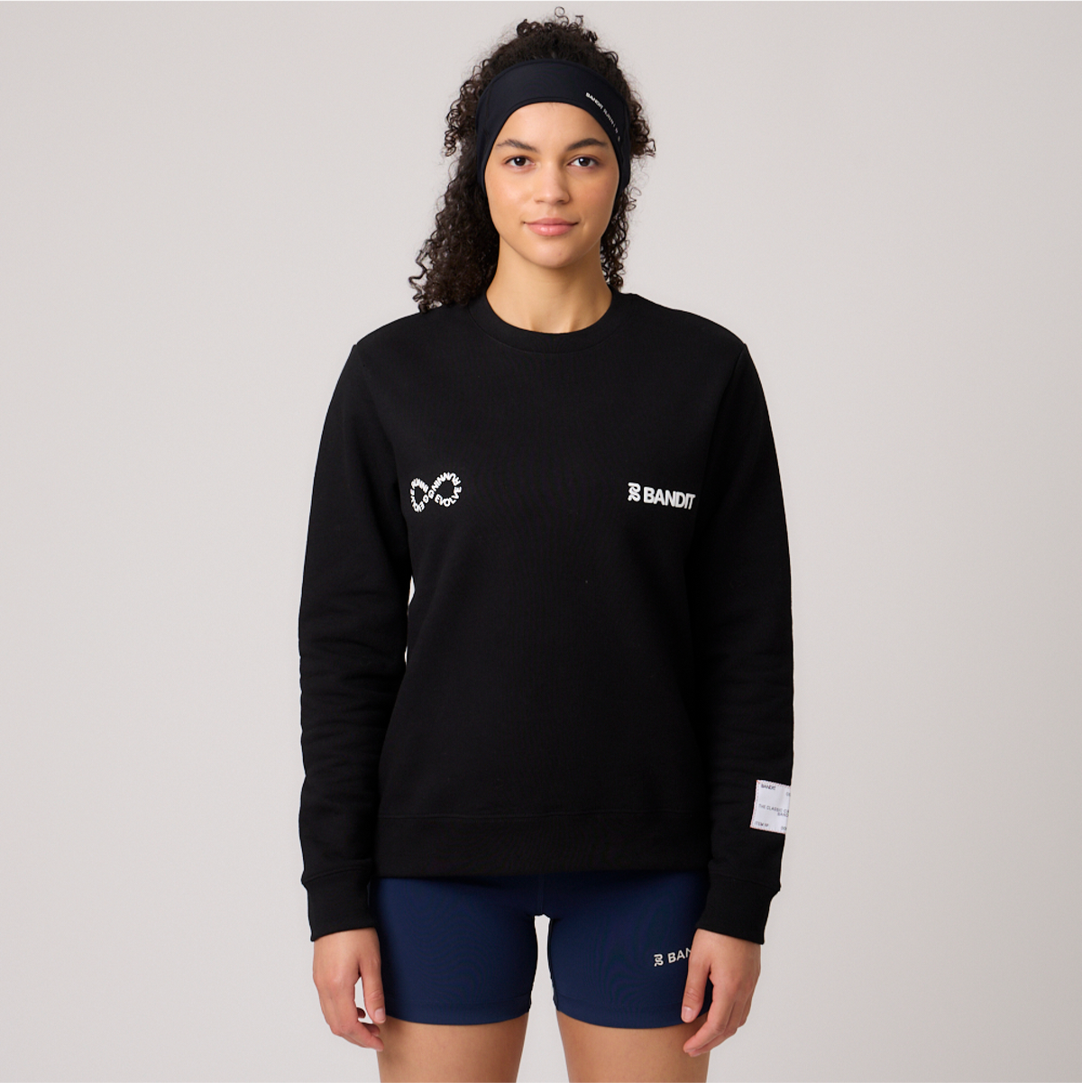 Cotton Fleece Community Crewneck - Unisex, Black