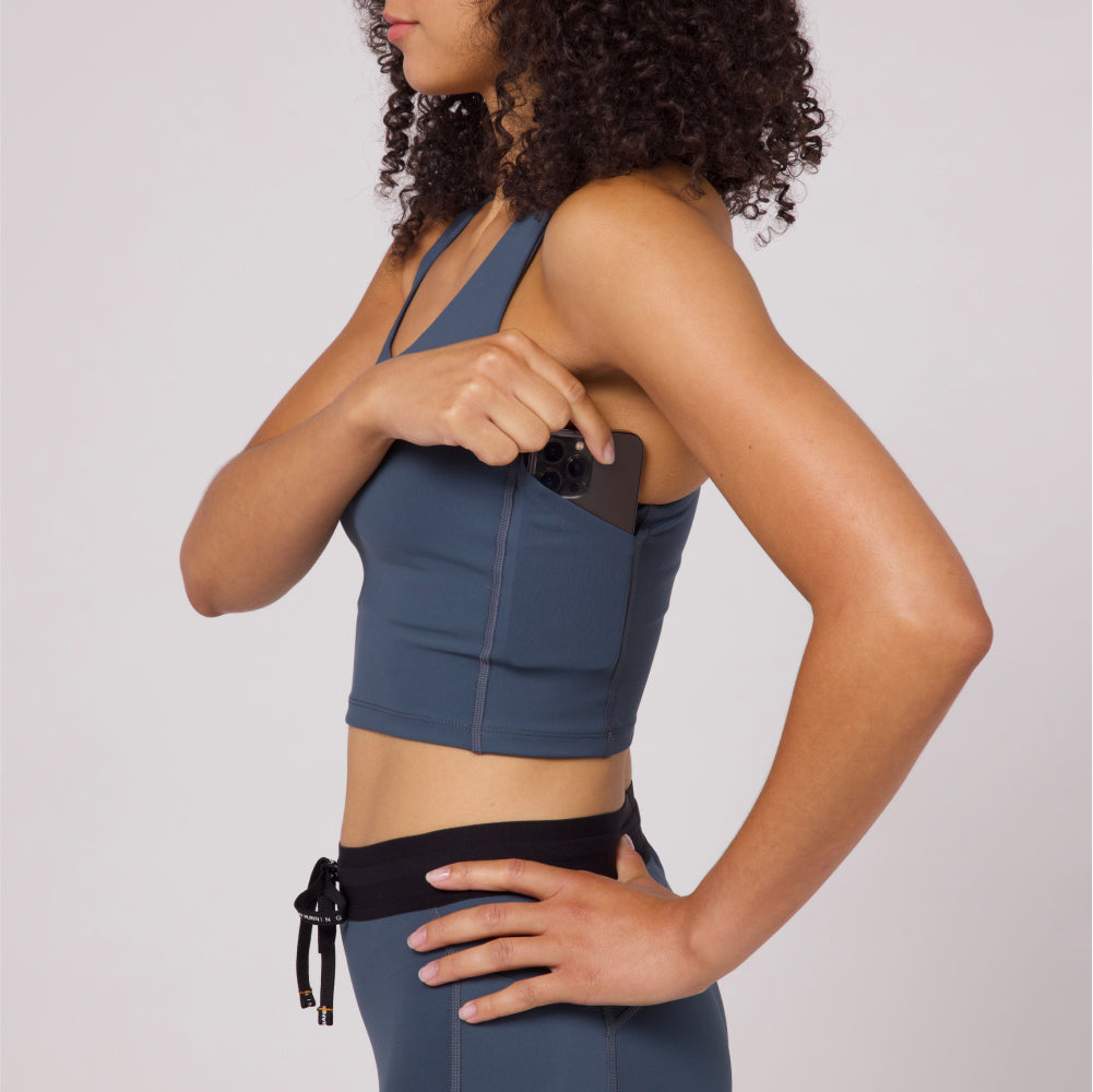 Stamina™ Scoop Neck Race Crop