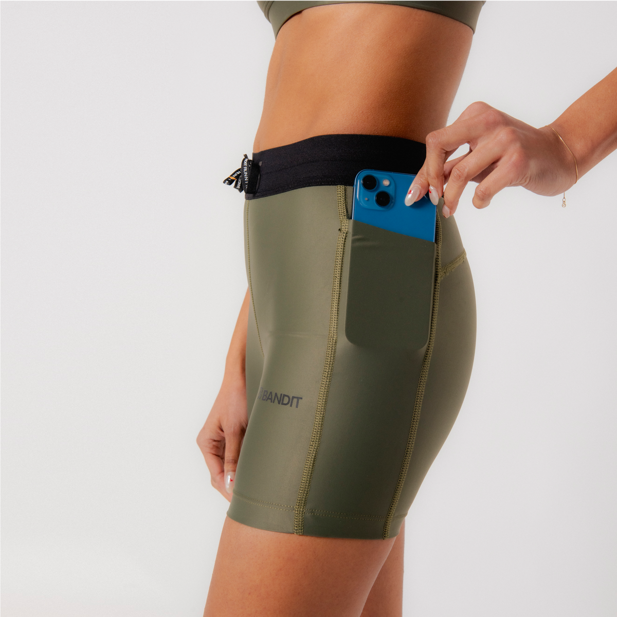 SuperBeam 5" Compression Short - Women's, Olive
