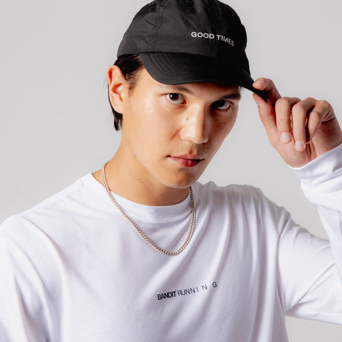 "Good Times" Nylon Dad Hat - Black