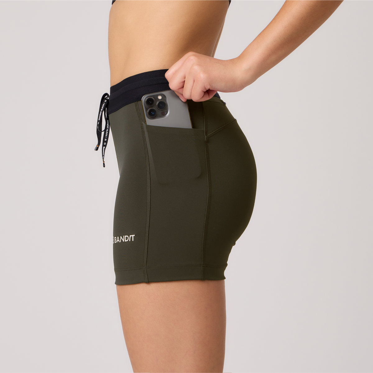 Stamina™ 5" Women's Compression Shorts - Olive