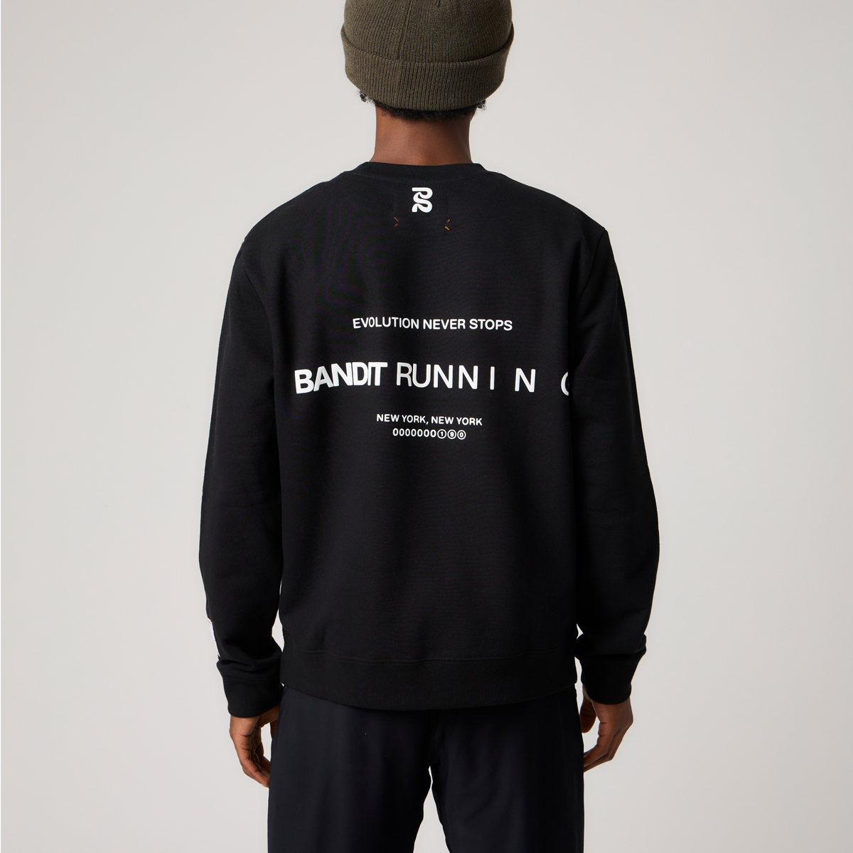 Cotton Fleece Community Crewneck - Unisex, Black