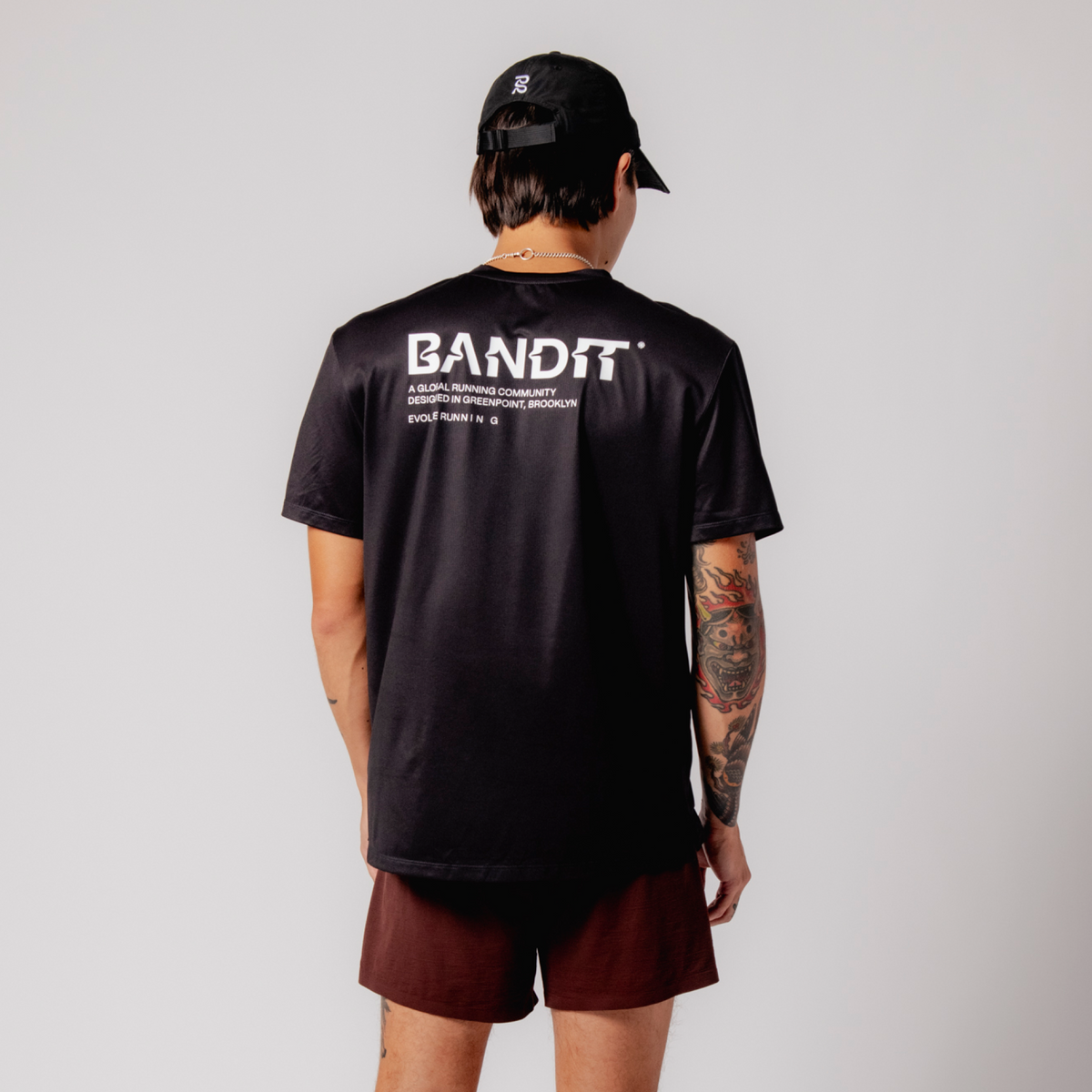 Drift™ Graphic Performance Tee "Warped Bandit"- Black