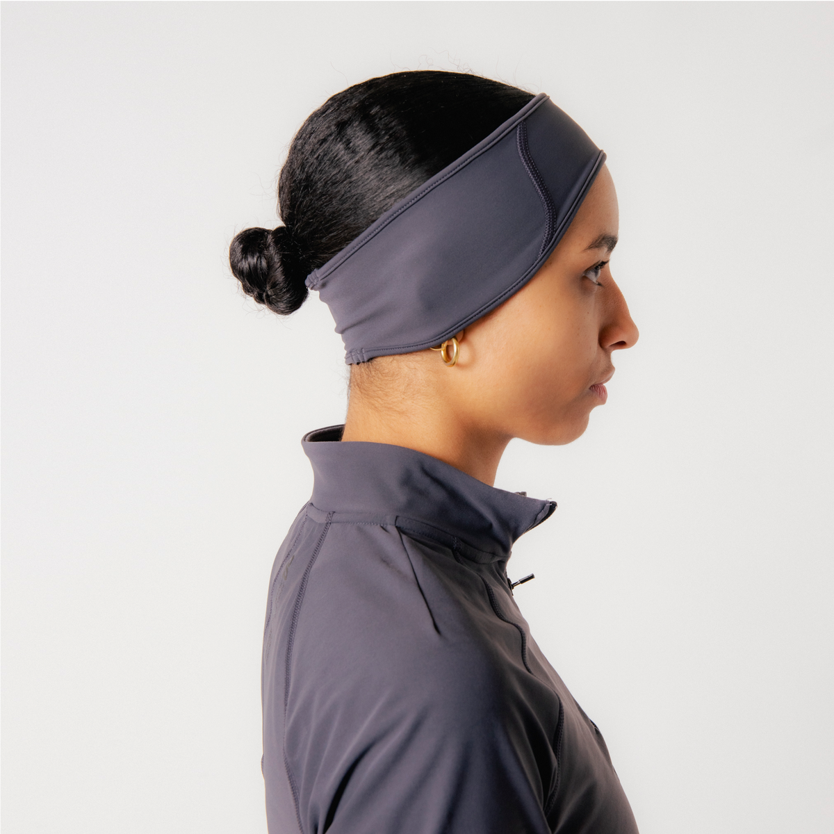 SoftSpeed Headband - Unisex, Dark Grey