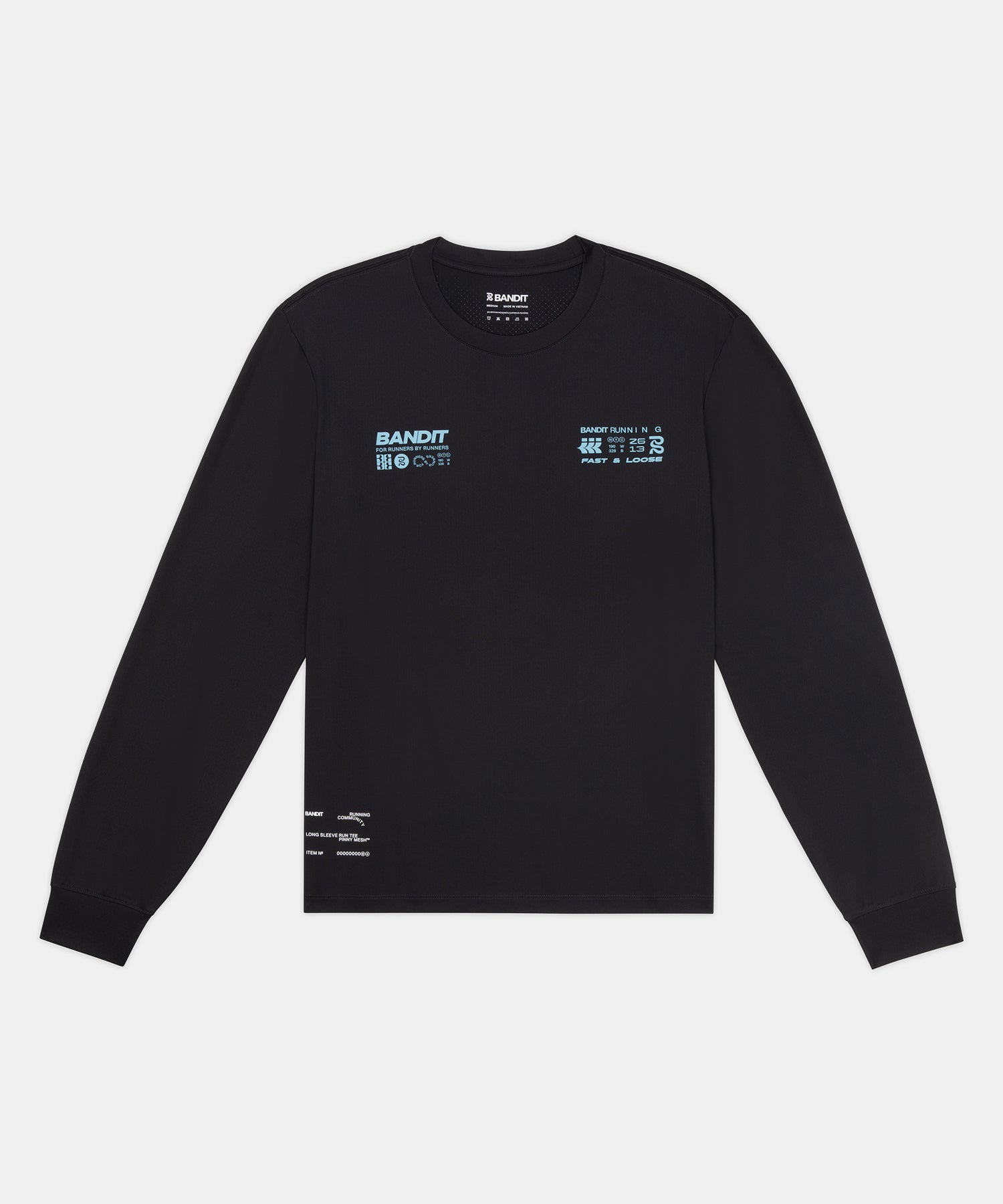 Unisex NanoMesh™ "Fast & Loose" Long Sleeve - Black