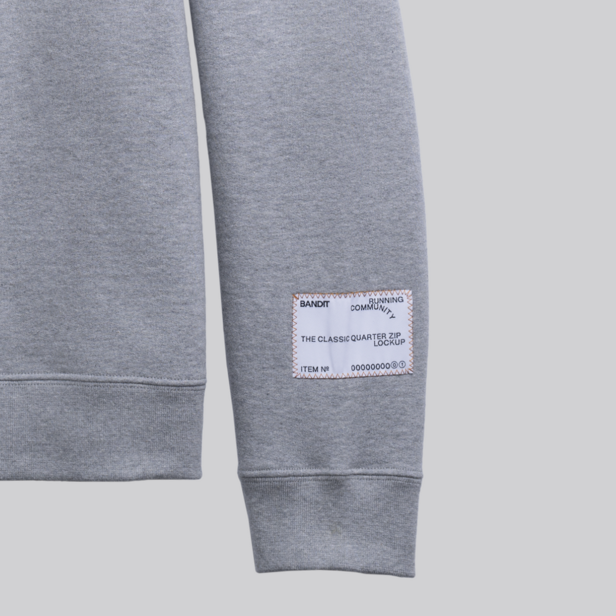Bandit Quarter Zip - Heather Grey, Unisex