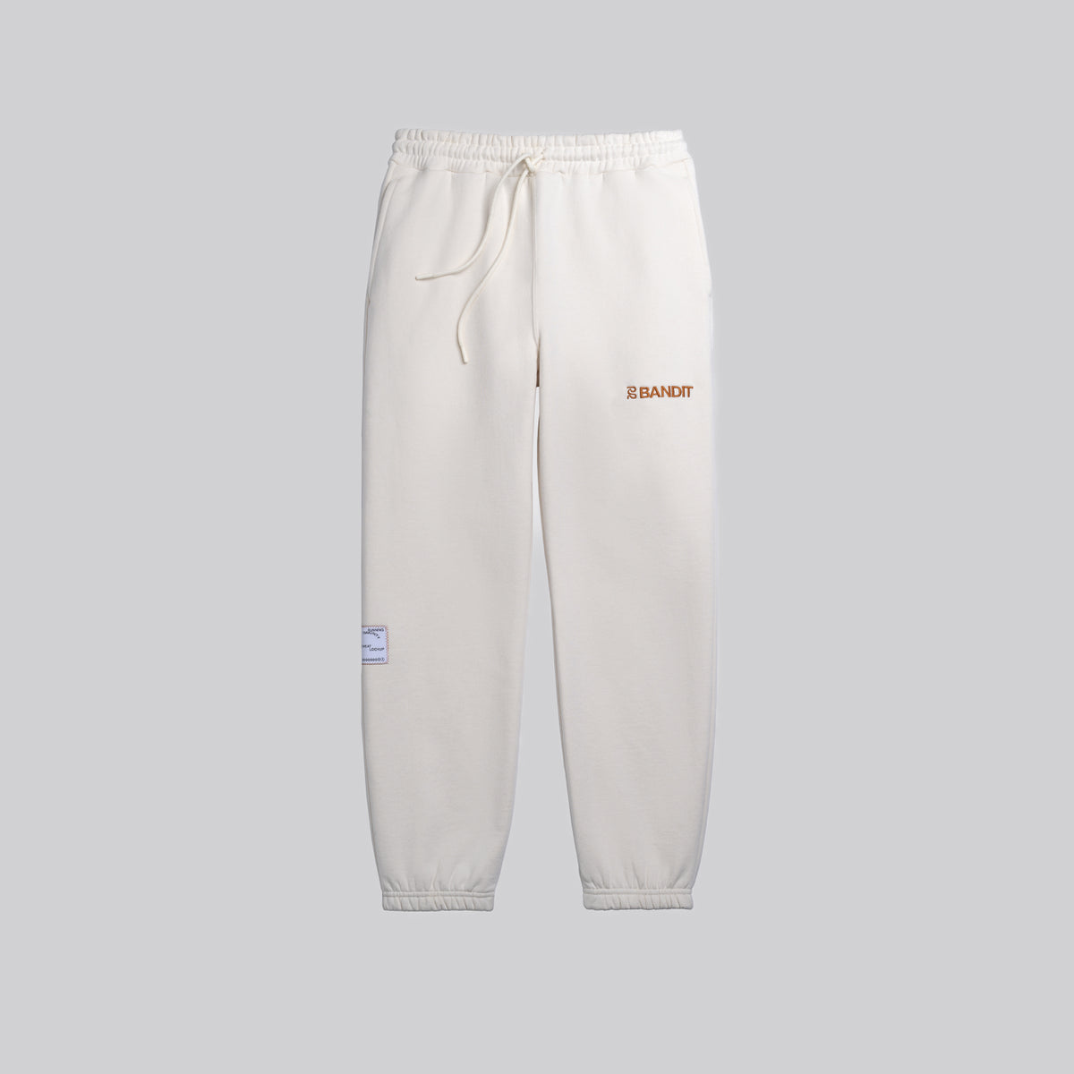 Embroidered Sweats, Cream - Unisex