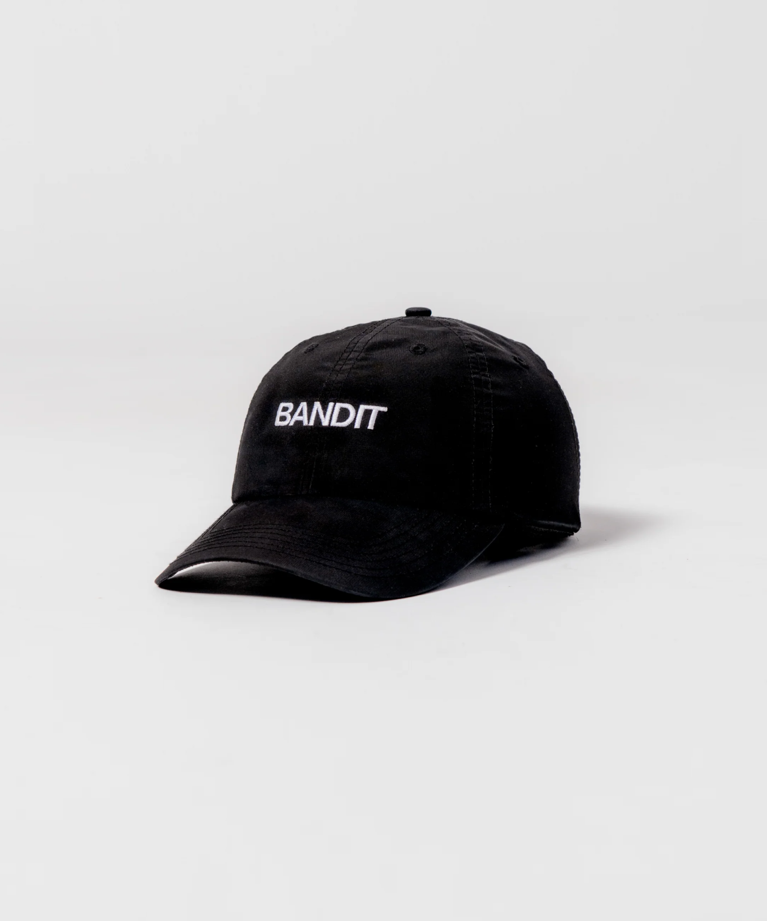 "Bandit" Nylon Dad Hat - Black