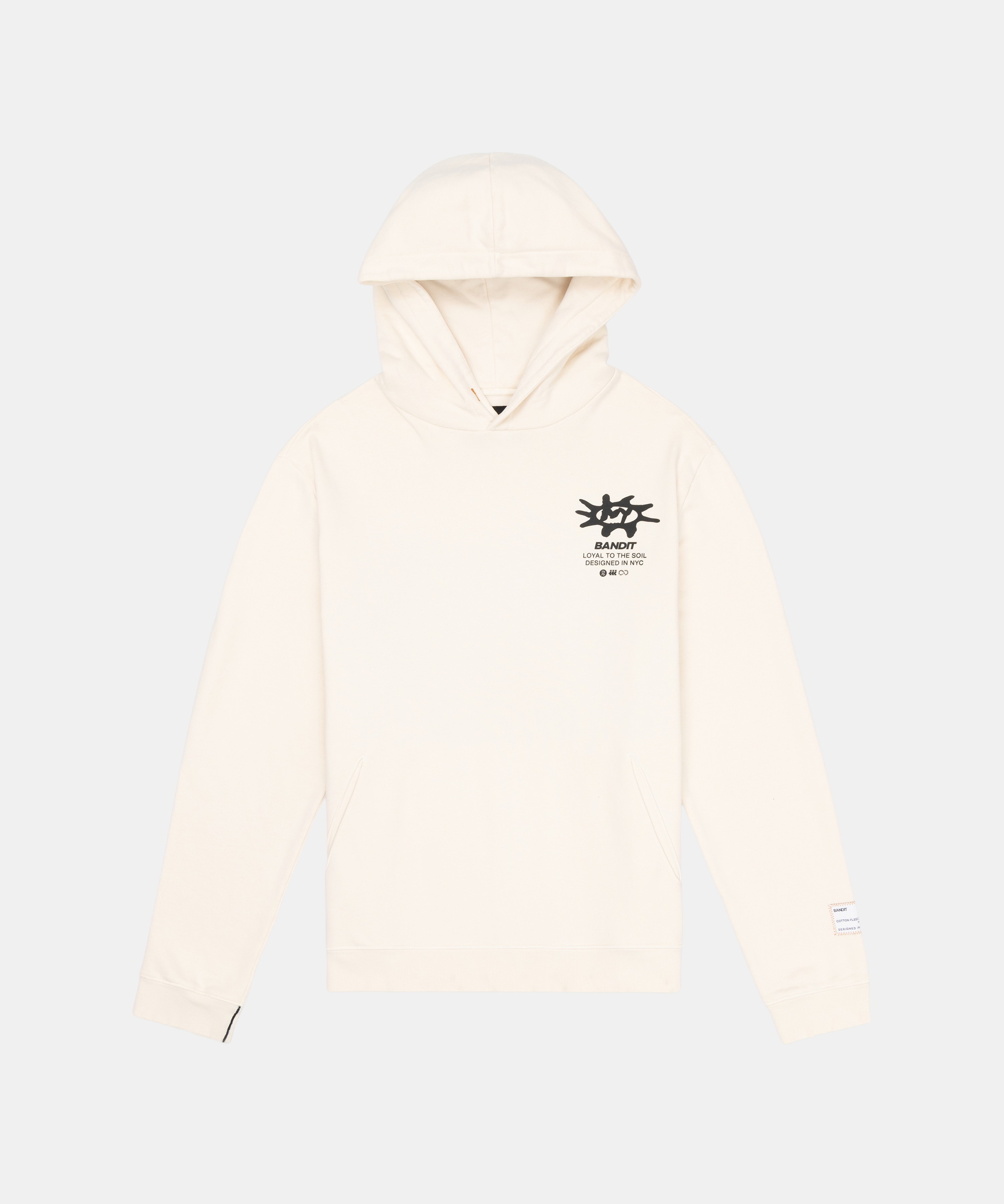 The Cotton Fleece "Loyal to the Soil" Hoodie, Unisex - Cream