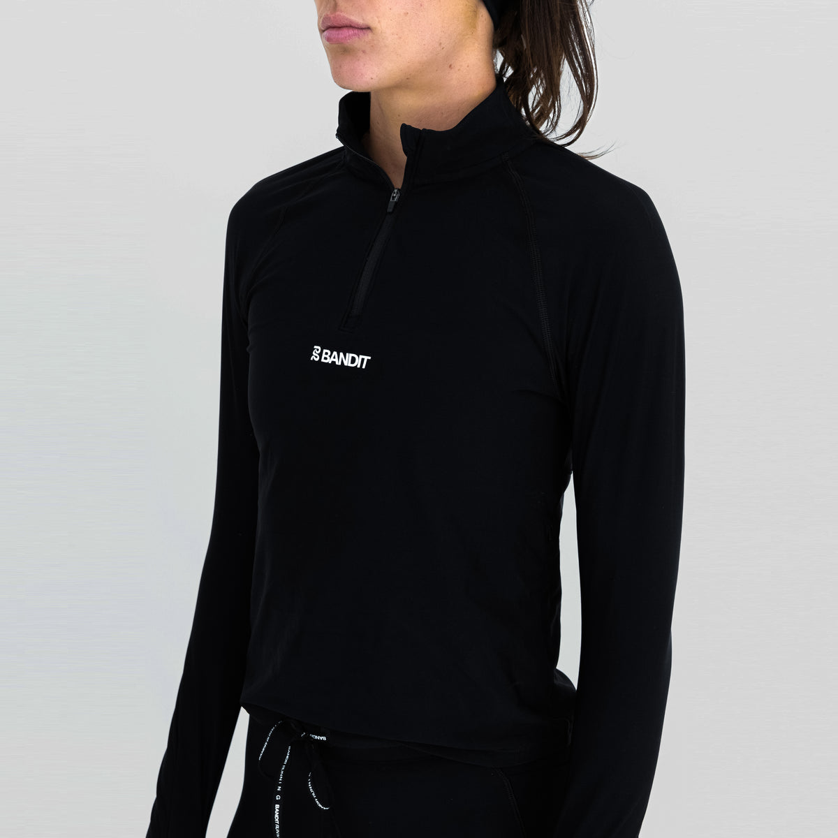 SoftSpeed™️ Cold Weather Quarter Zip-Women's, Black