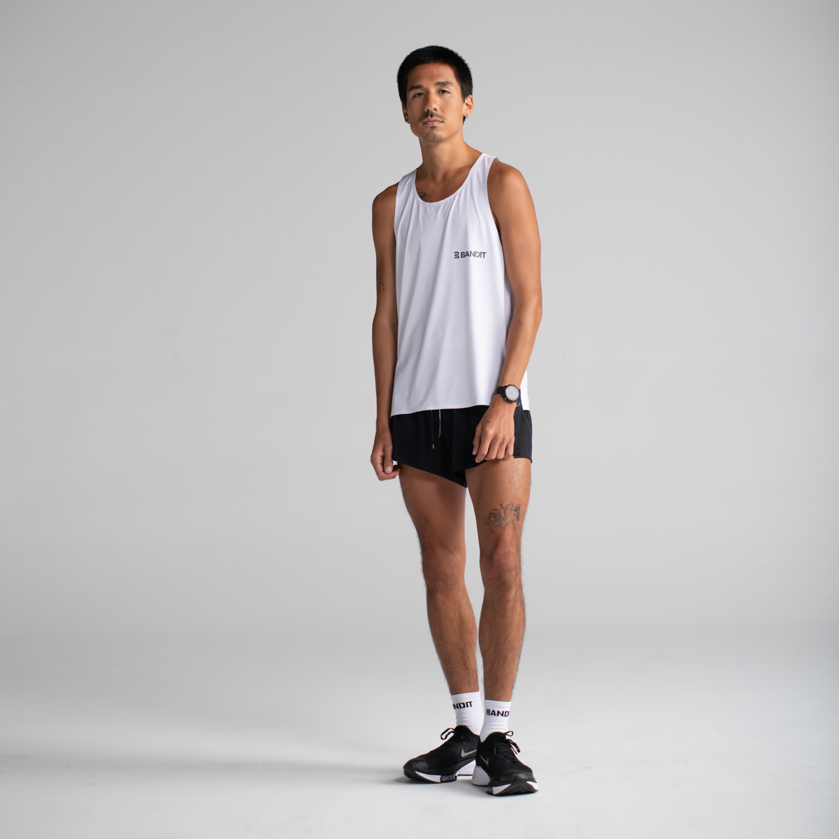 LiteWave 3" Splitty Run Short (1st Gen) - Men's, Black