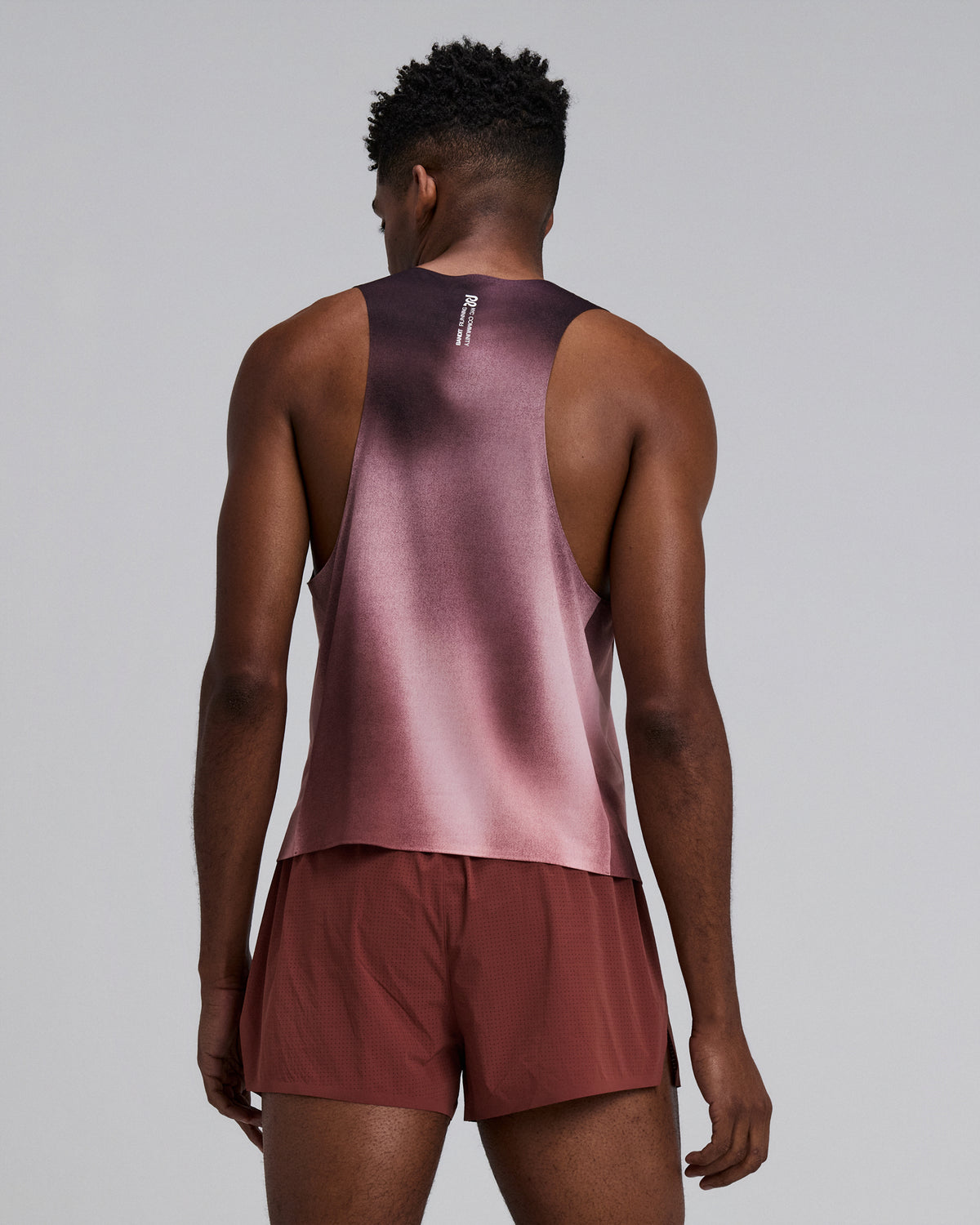 Men's Specter™ Shorty Race Singlet - Flow State Mahogany Multi
