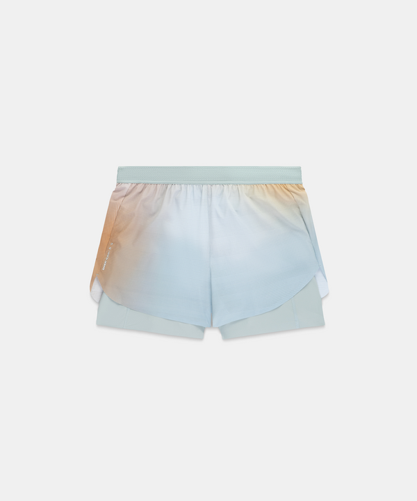 Men's CoolGrid™ 2-in-1 Run Short - Lagoon Multi