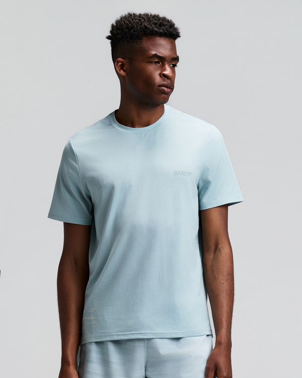 Men's Micromesh™ Short Sleeve Run Tee - Lagoon